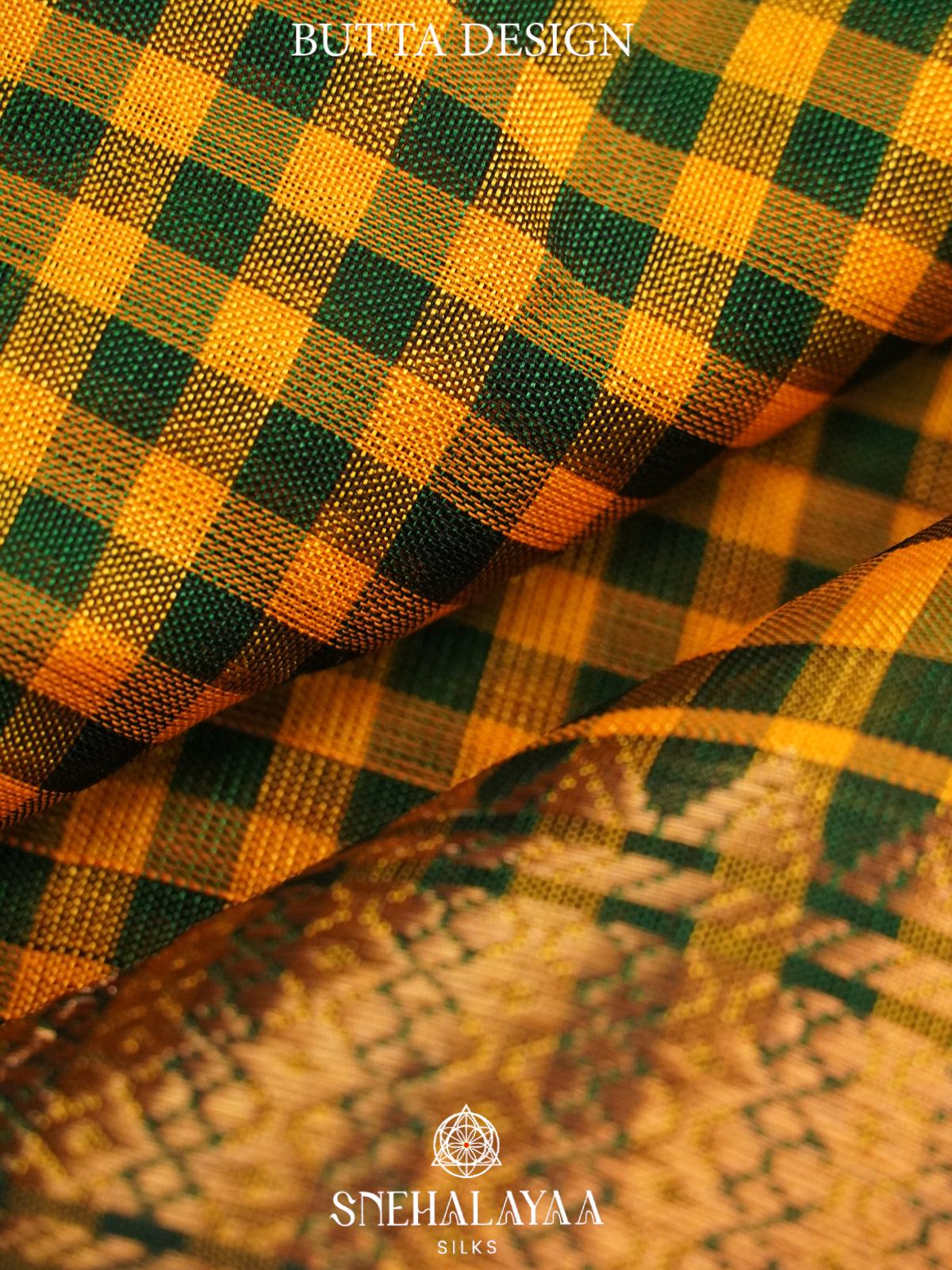 Yellow Kanchi Silk Cotton Saree