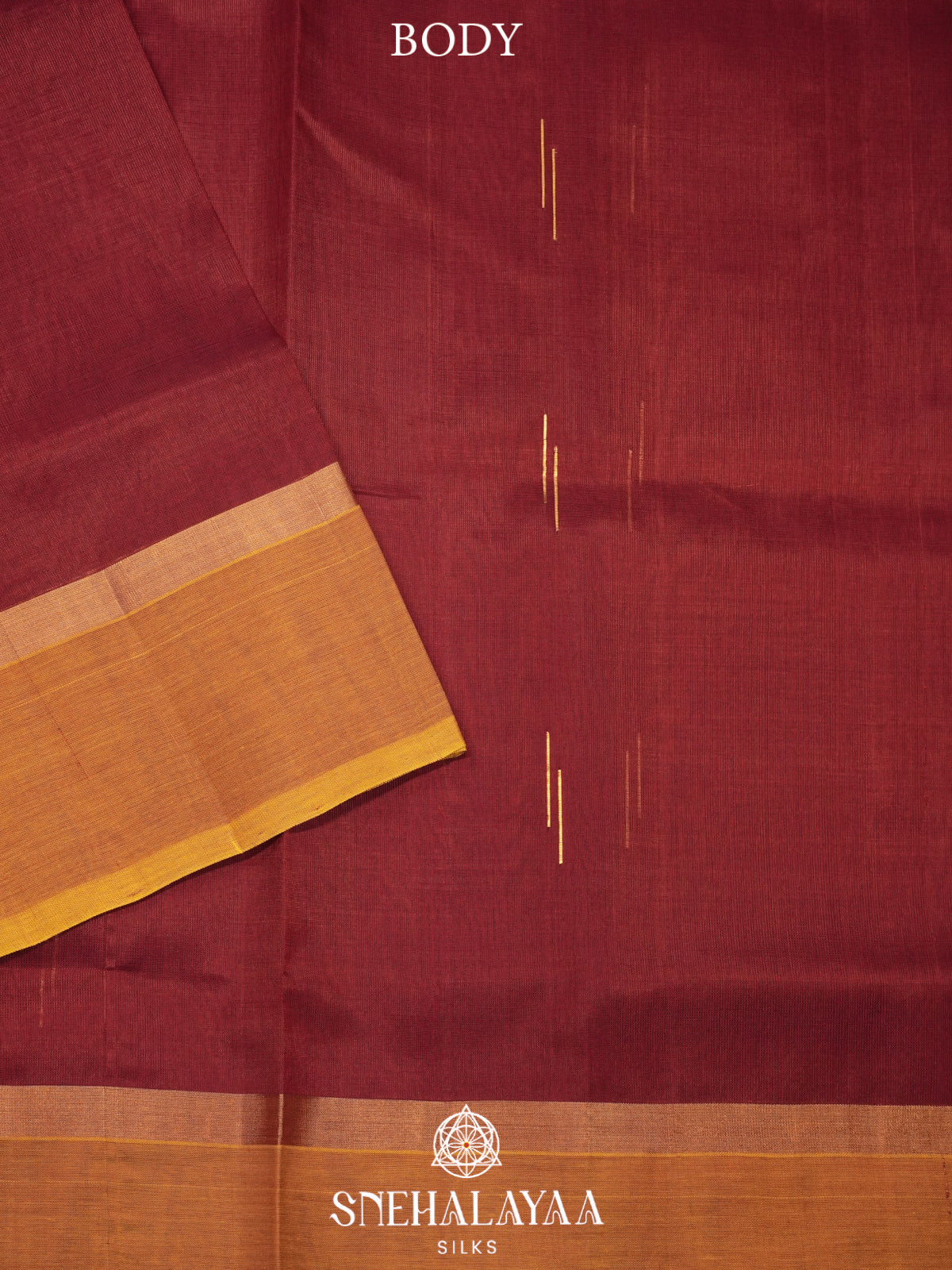 Maroon Kanchi Silk Cotton Saree