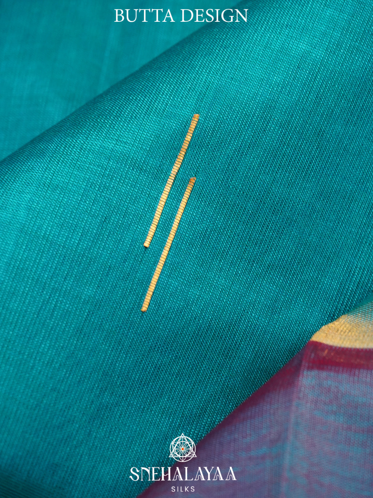 Teal Green Kanchi Silk Cotton Saree