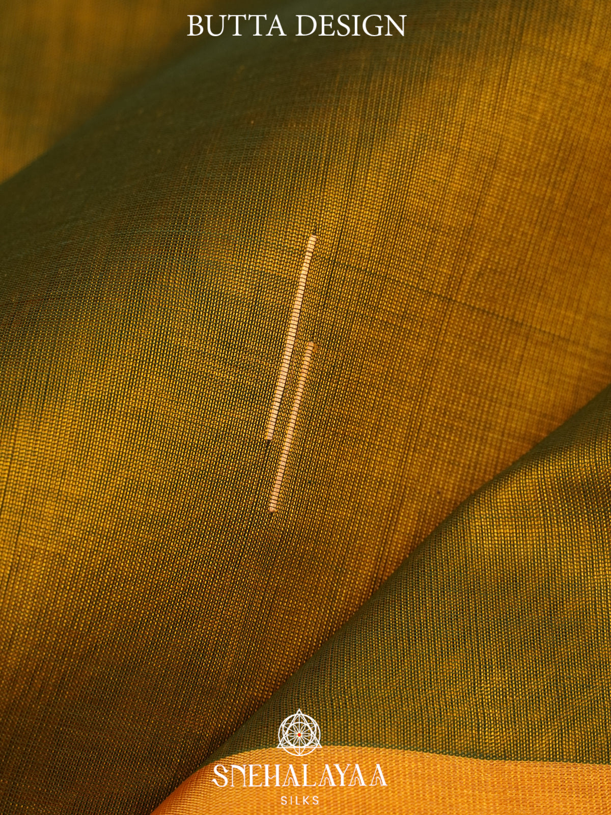 Olive Green Kanchi Silk Cotton Saree