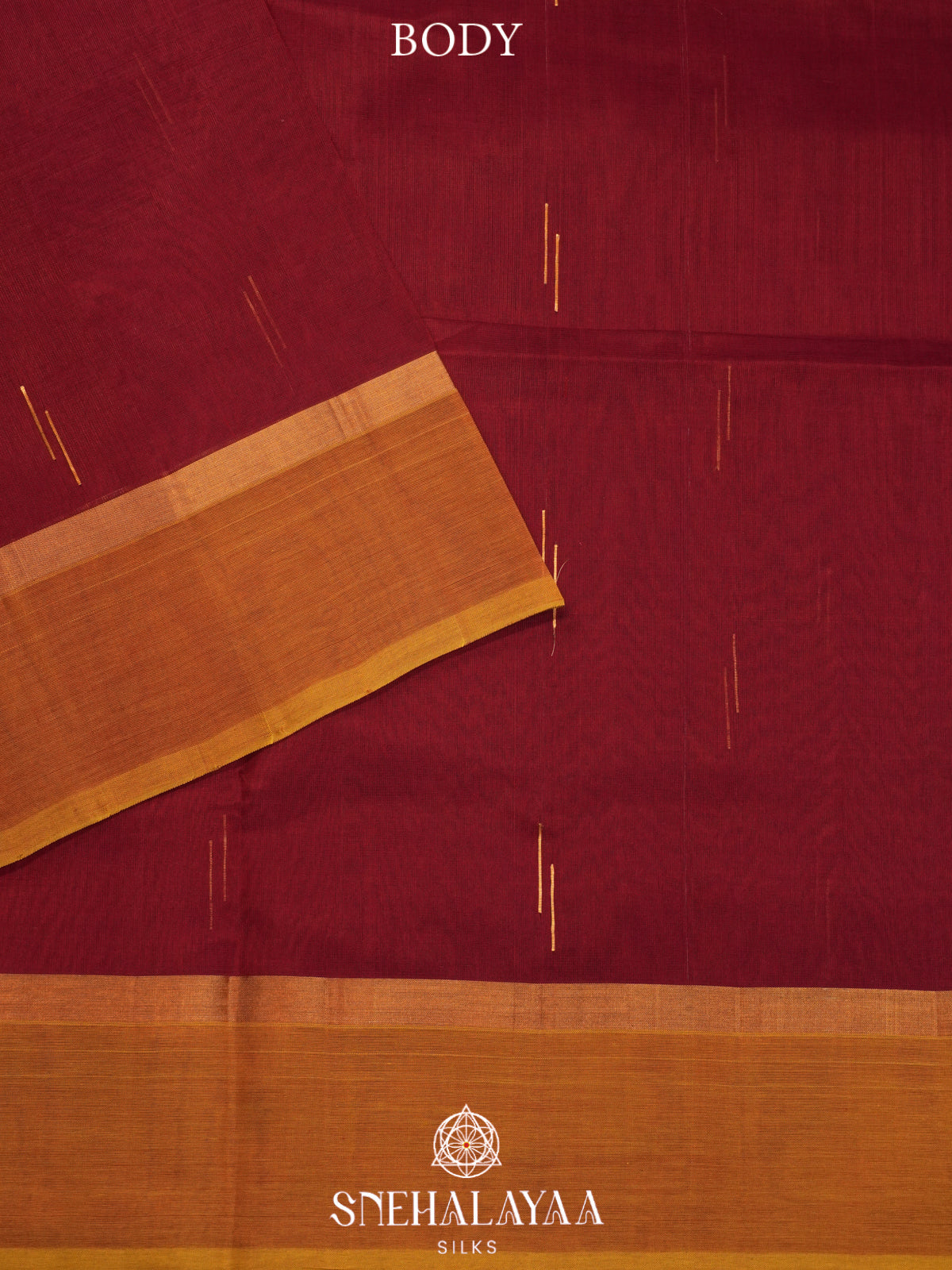 Maroon Kanchi Silk Cotton Saree
