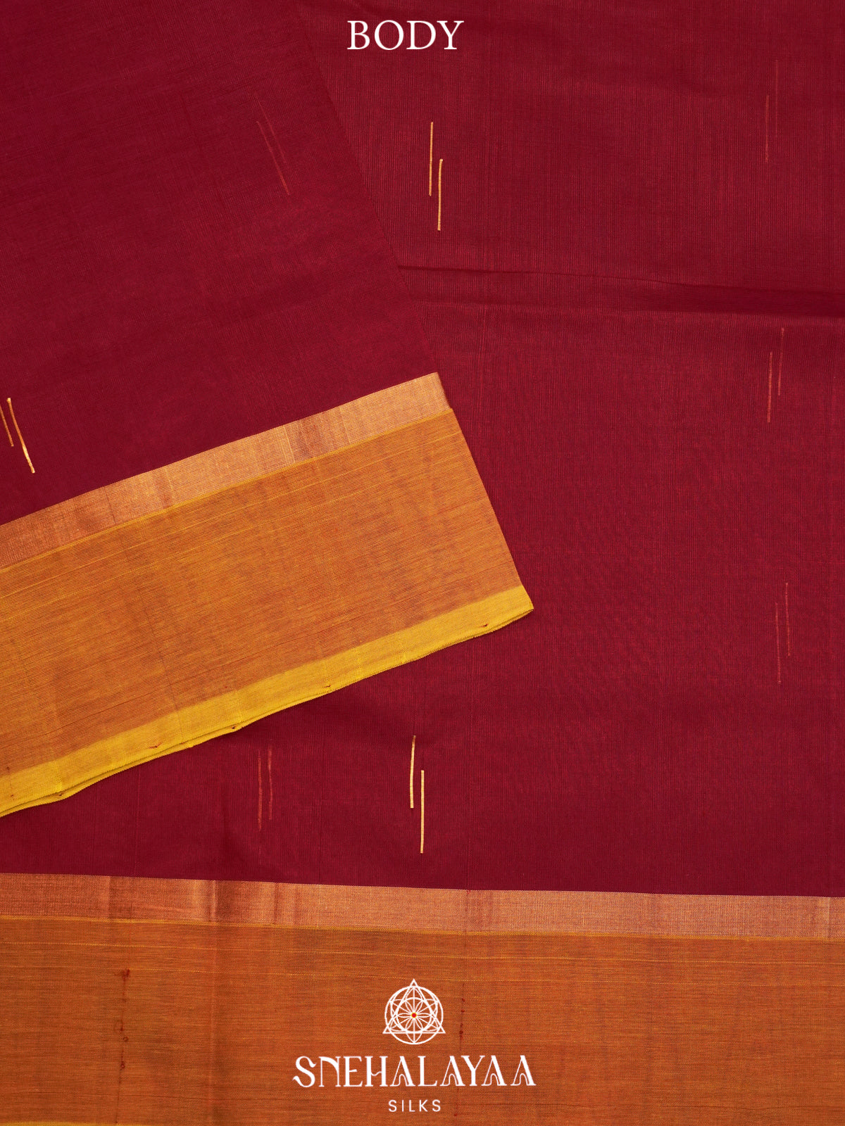 Maroon Kanchi Silk Cotton Saree