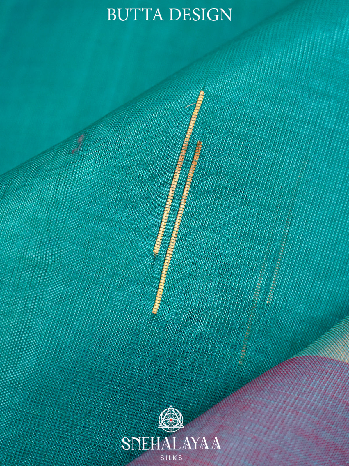Teal Green Kanchi Silk Cotton Saree