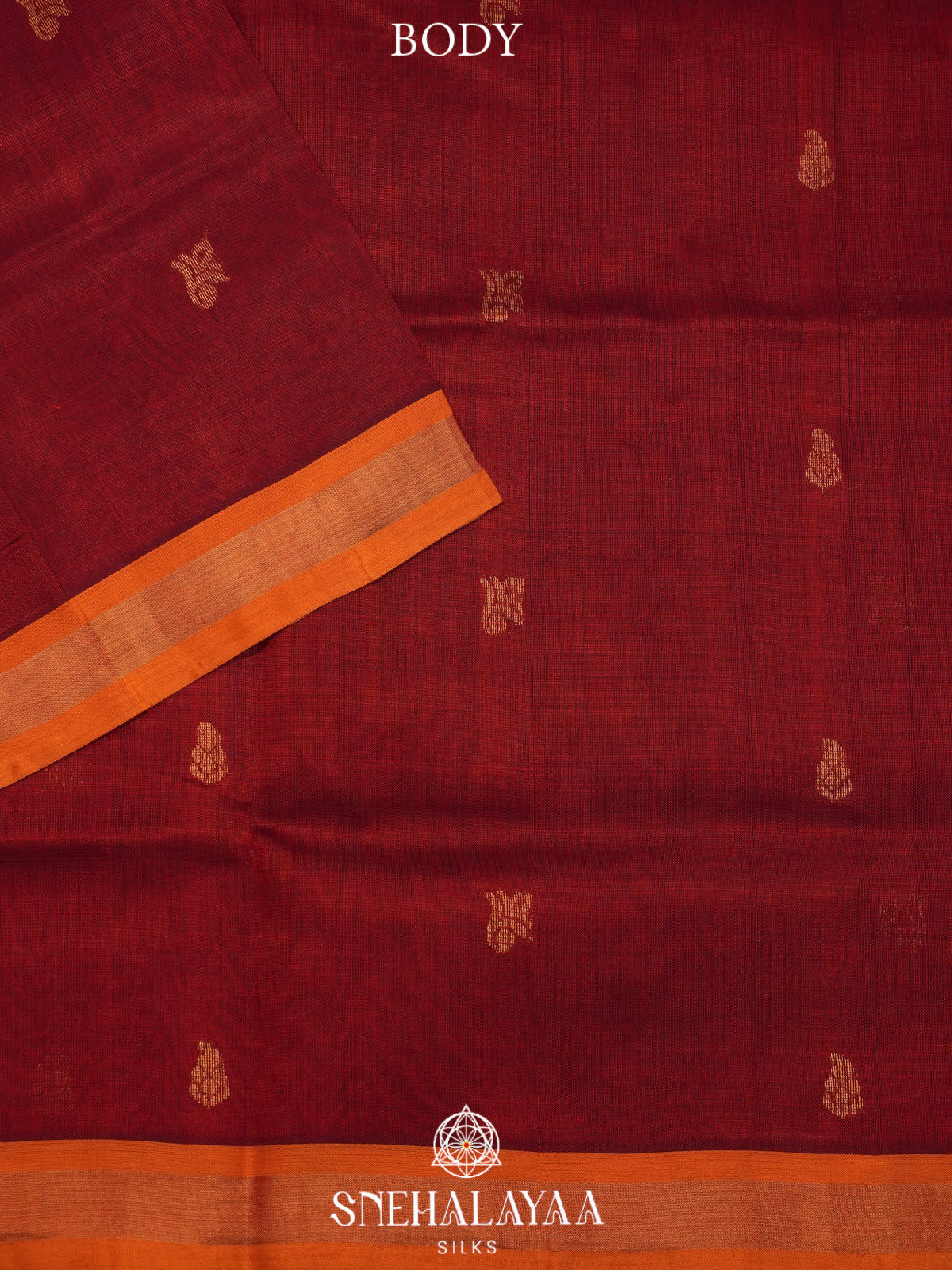 Maroon Kanchi Silk Cotton Saree