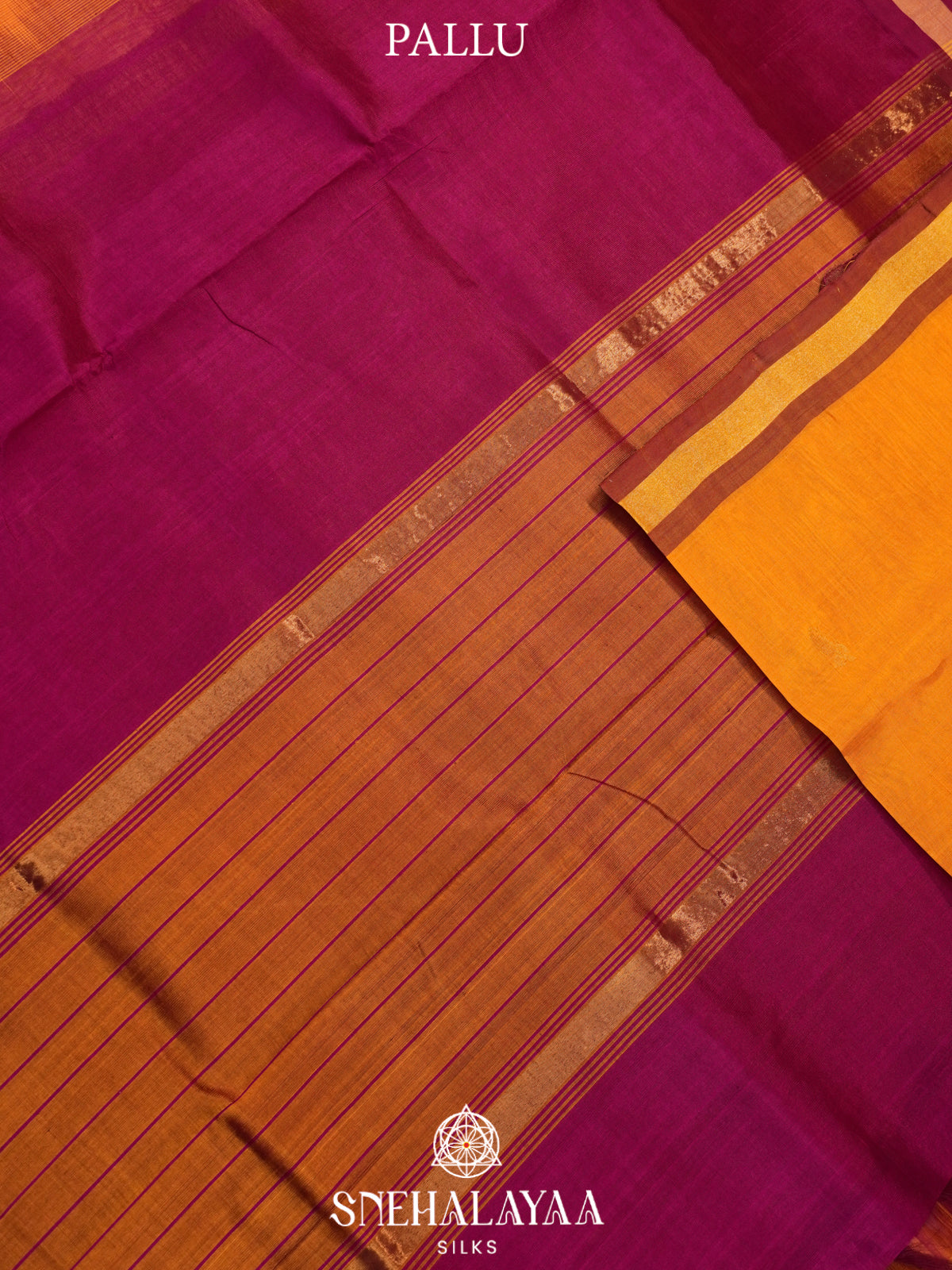 Mango Yellow Kanchi Silk Cotton Saree