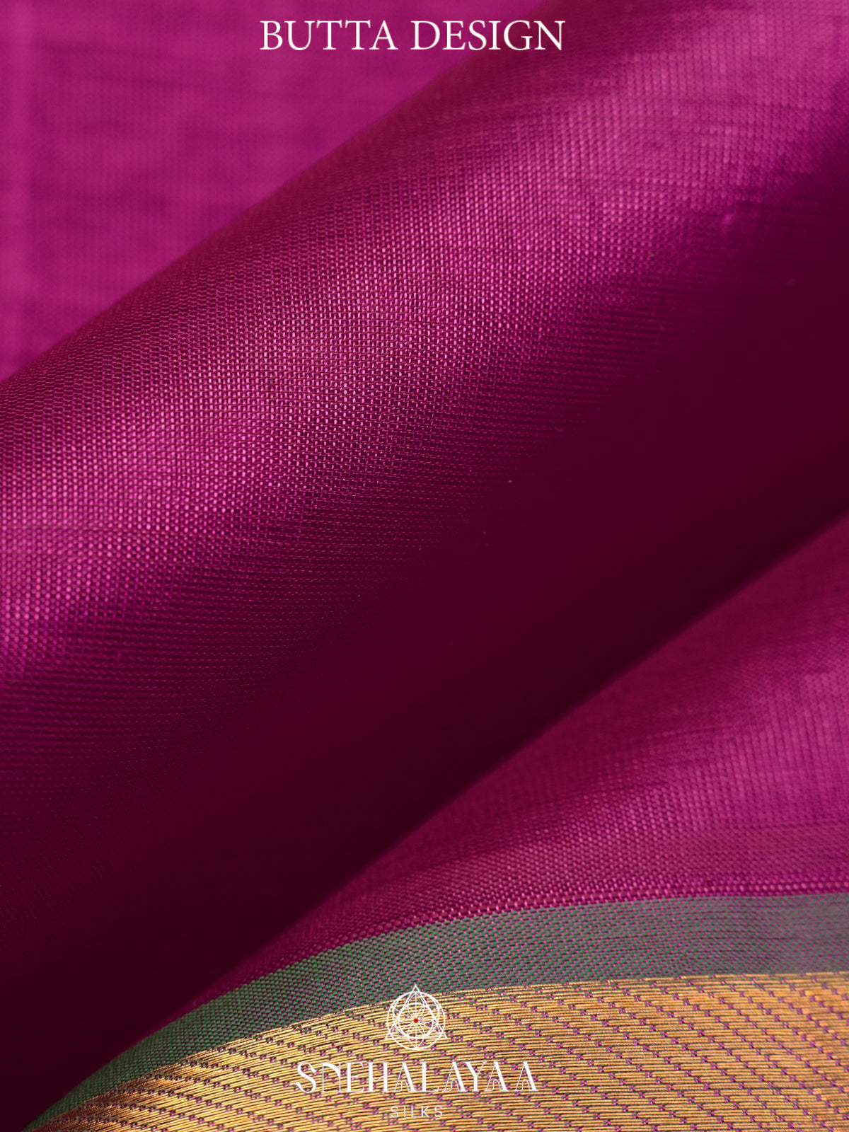 Magenta Kanchi Silk Cotton Saree