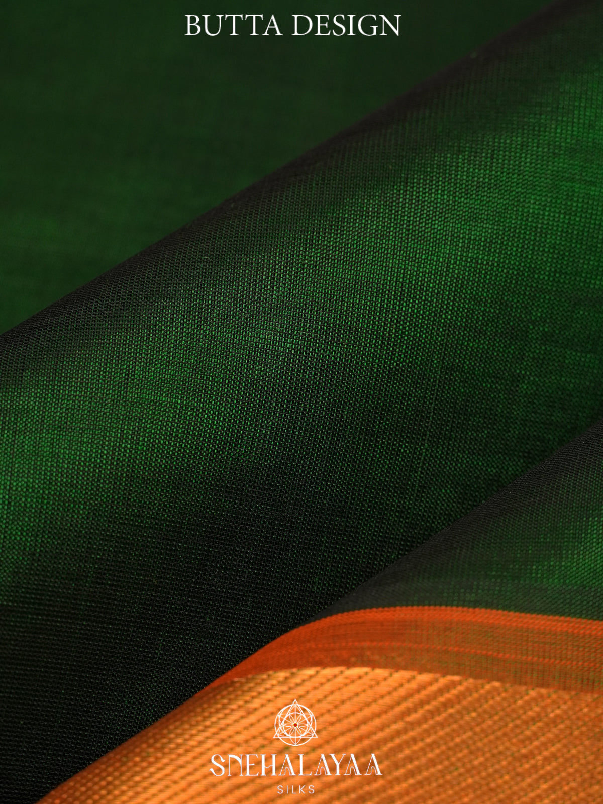 Forest Green Kanchi Silk Cotton Saree