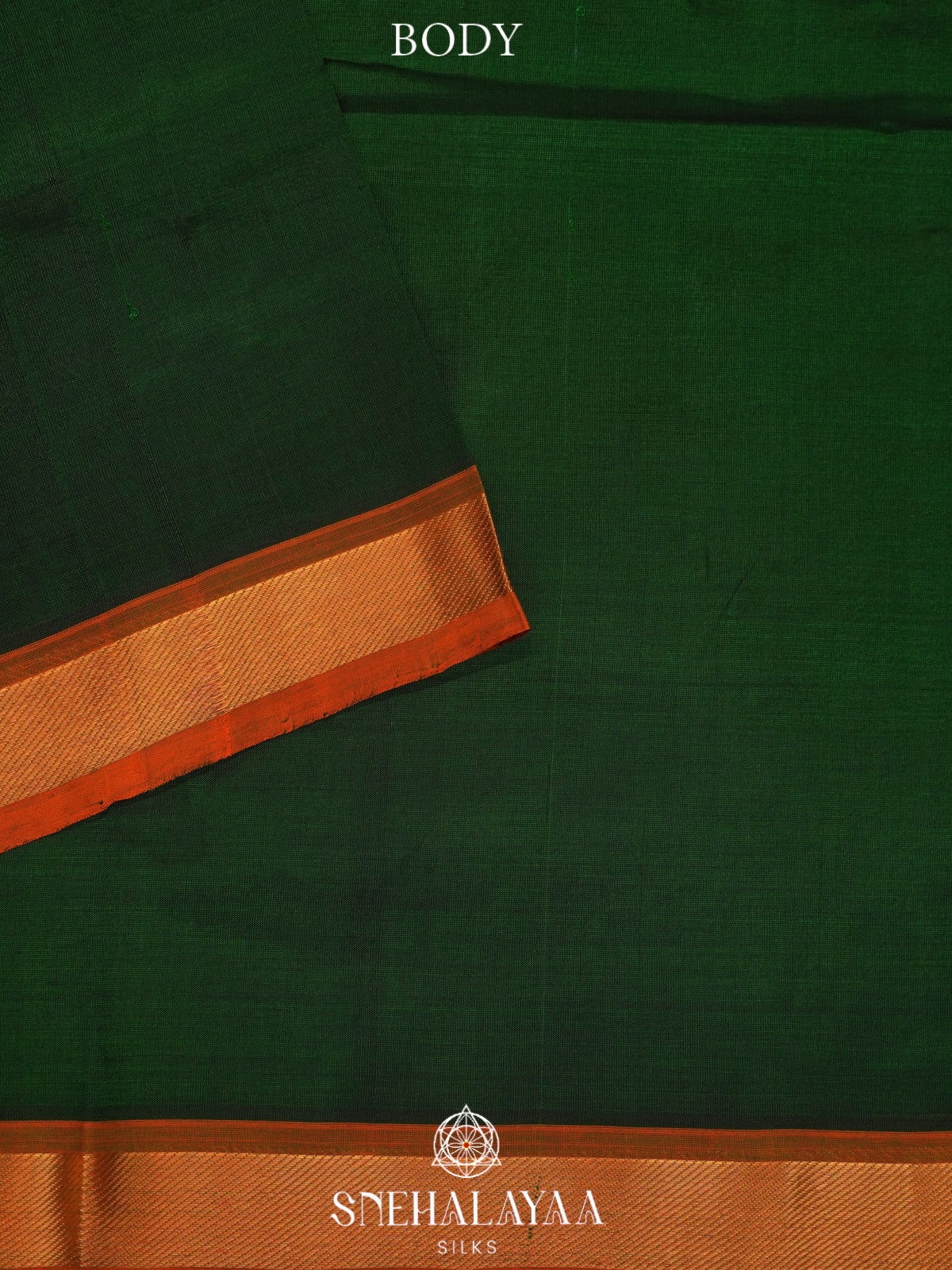 Forest Green Kanchi Silk Cotton Saree
