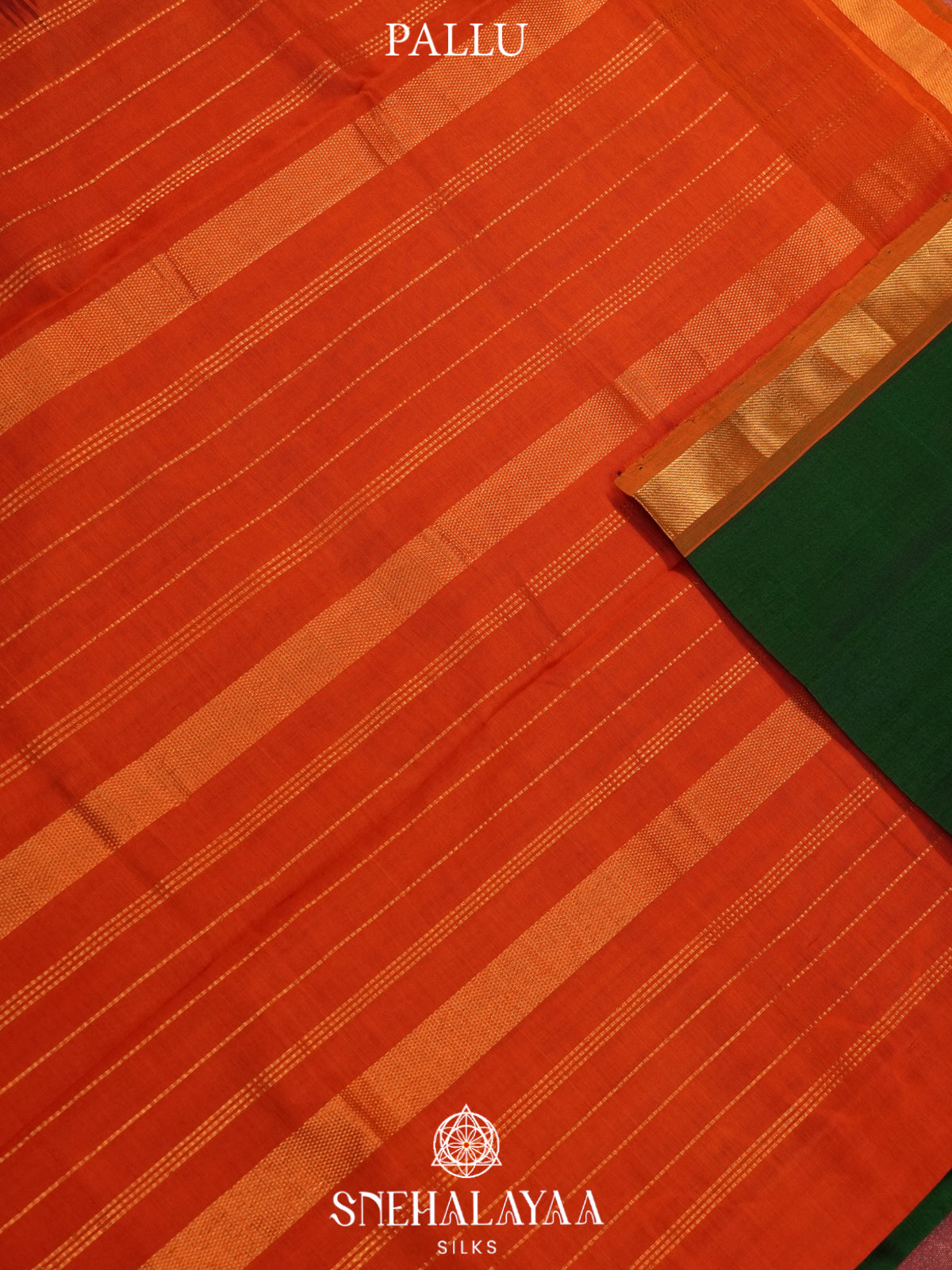 Forest Green Kanchi Silk Cotton Saree