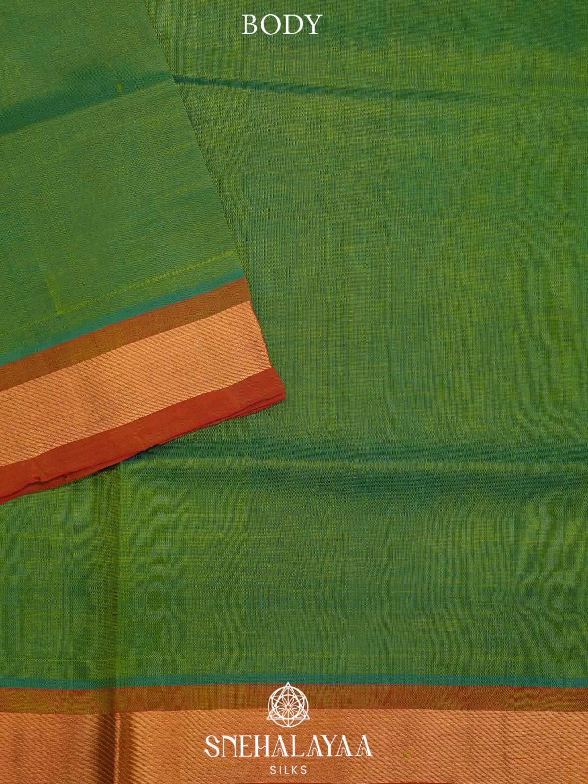Emerald Green Kanchi Silk Cotton Saree