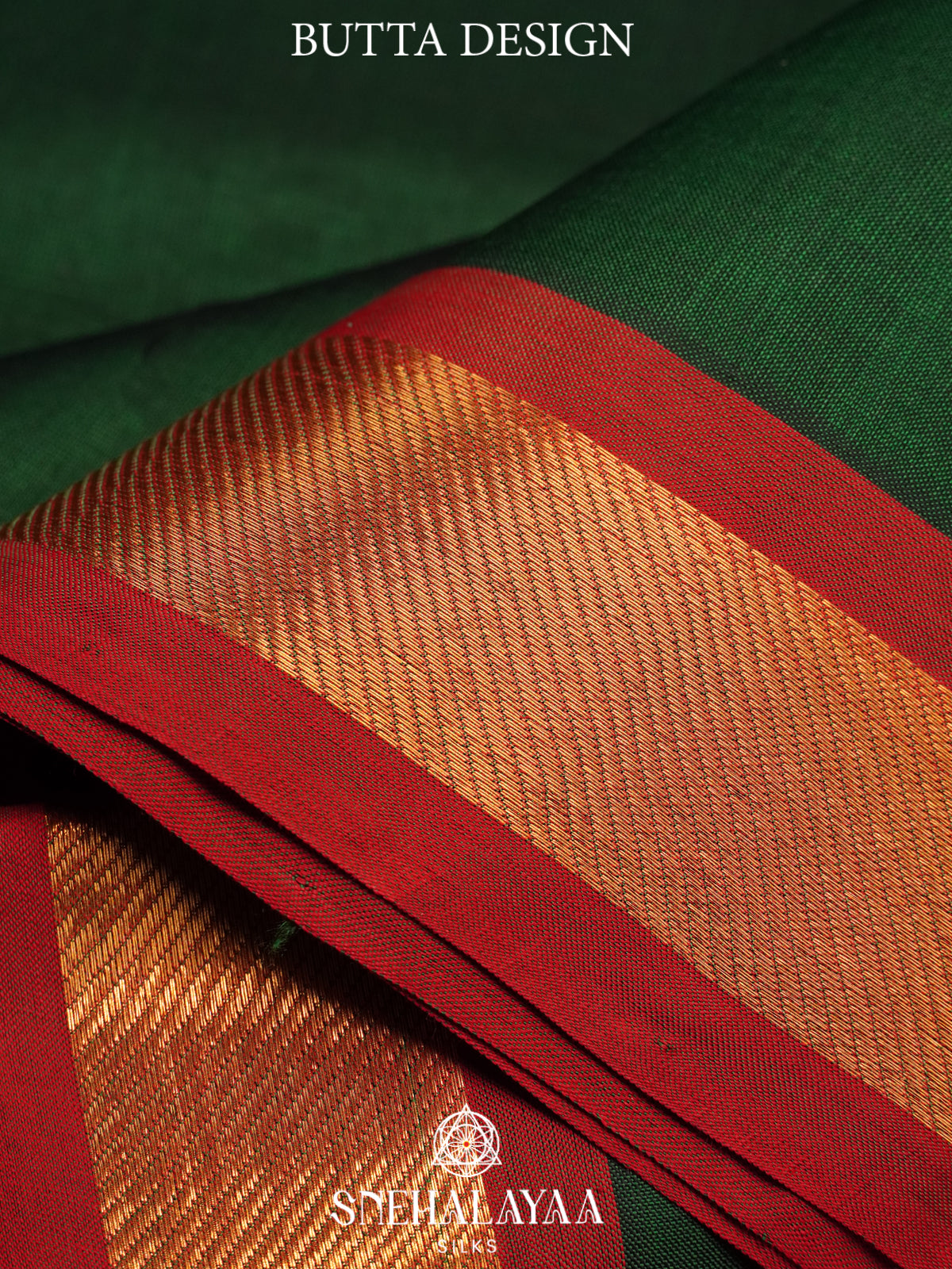 Forest Green Kanchi Silk Cotton Saree