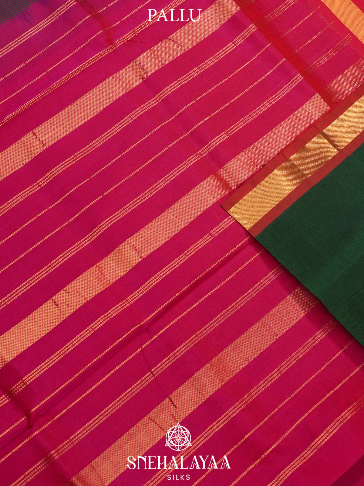 Forest Green Kanchi Silk Cotton Saree