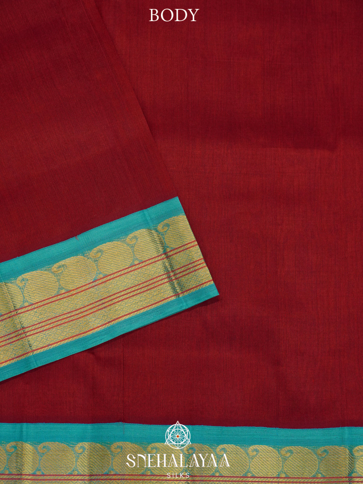 Maroon Kanchi Silk Cotton Saree
