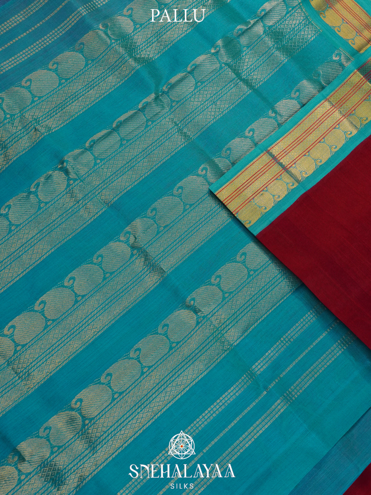 Maroon Kanchi Silk Cotton Saree