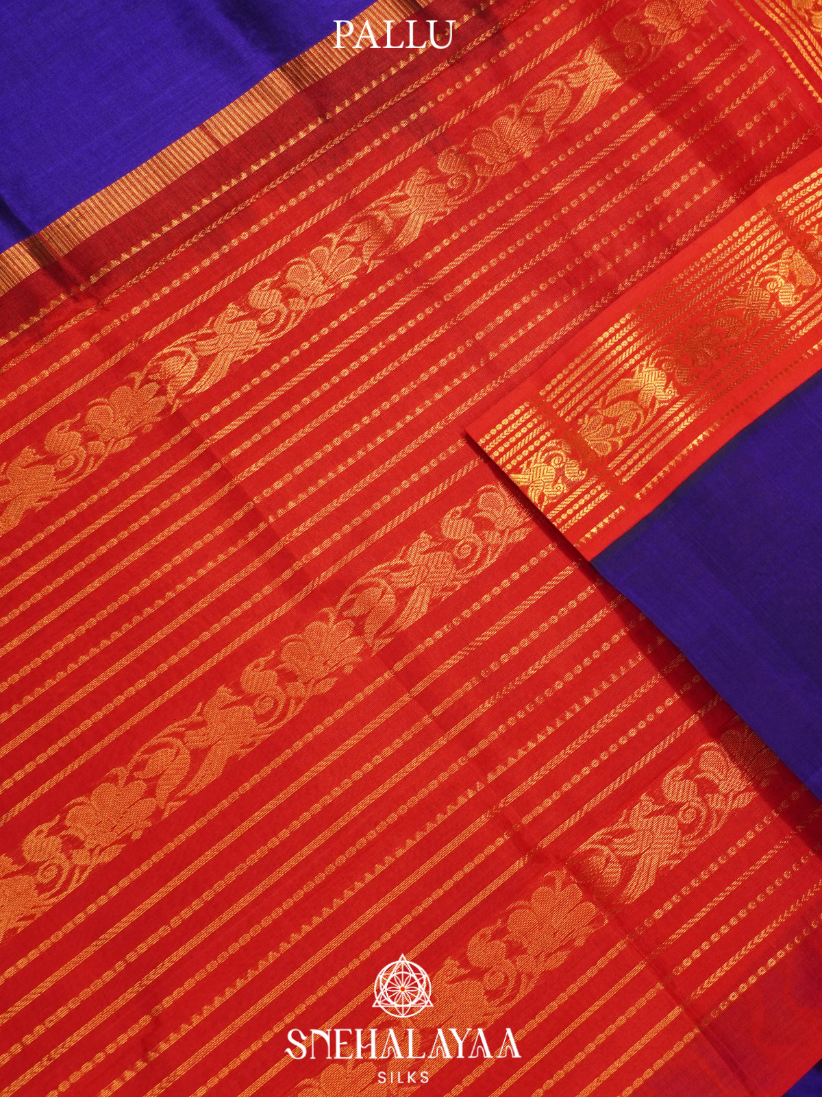 Purple Kanchi Silk Cotton Saree
