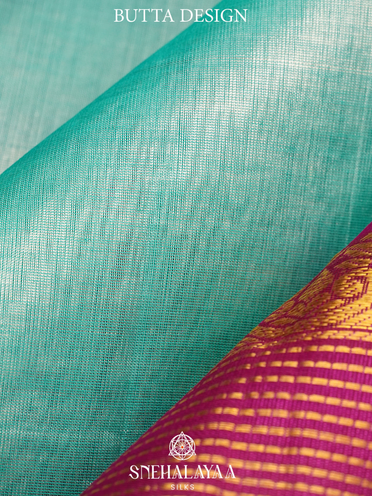 Mint Blue Kanchi Silk Cotton Saree