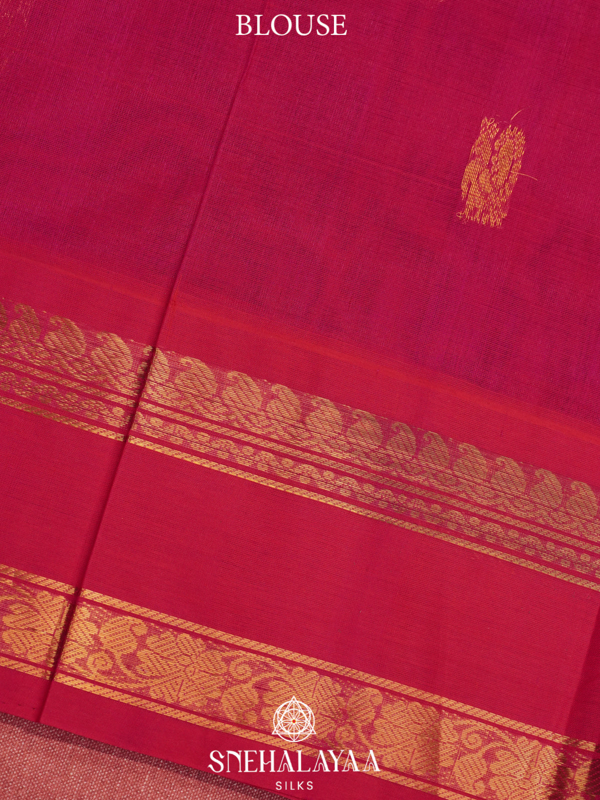 Ink Blue Kanchi Silk Cotton Saree