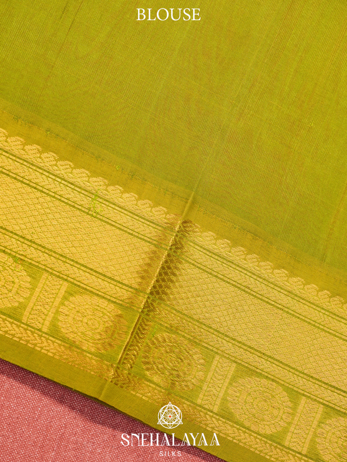 Peach Kanchi Silk Cotton Saree
