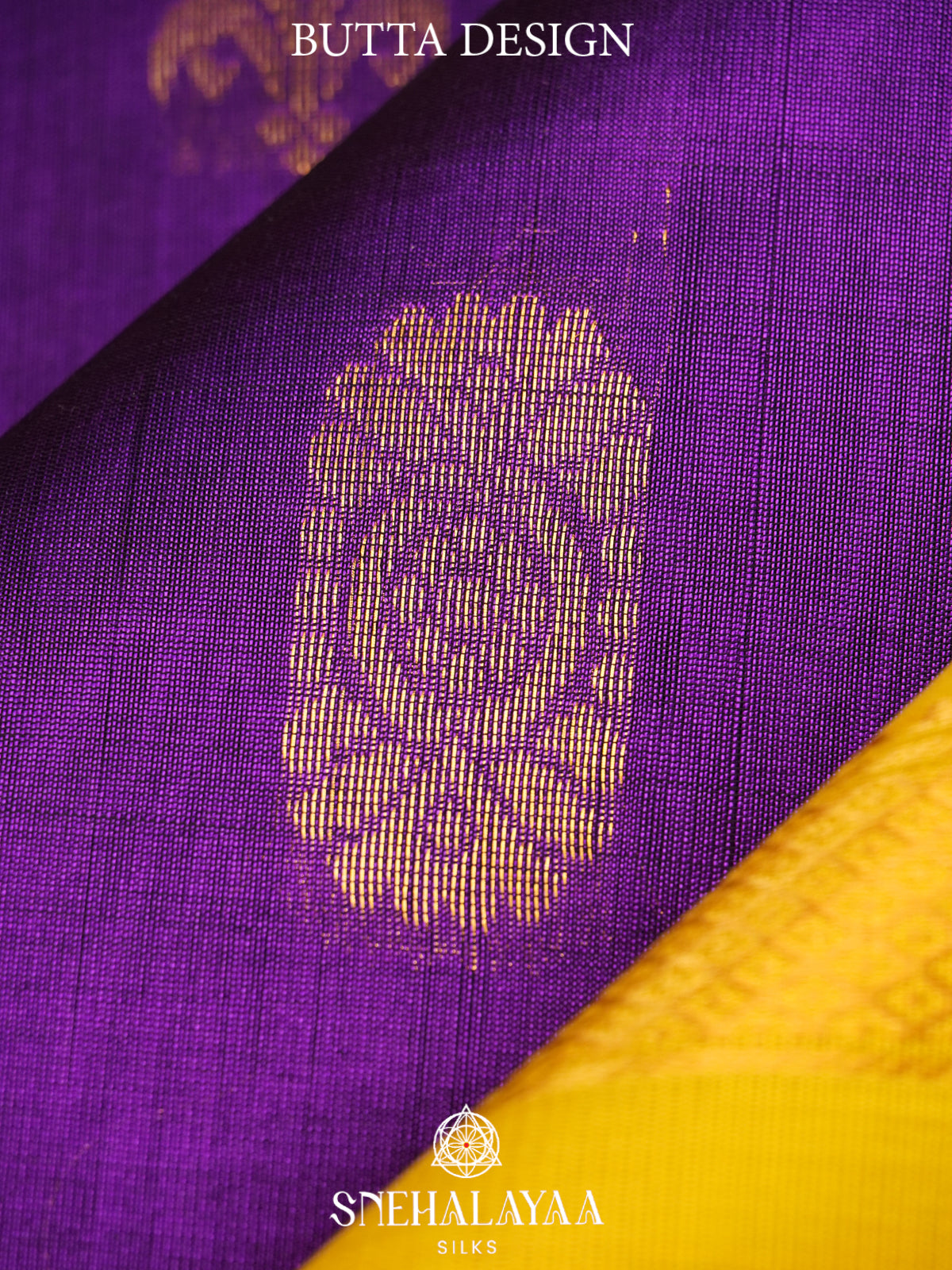 Violet Kanchi Silk Cotton Saree