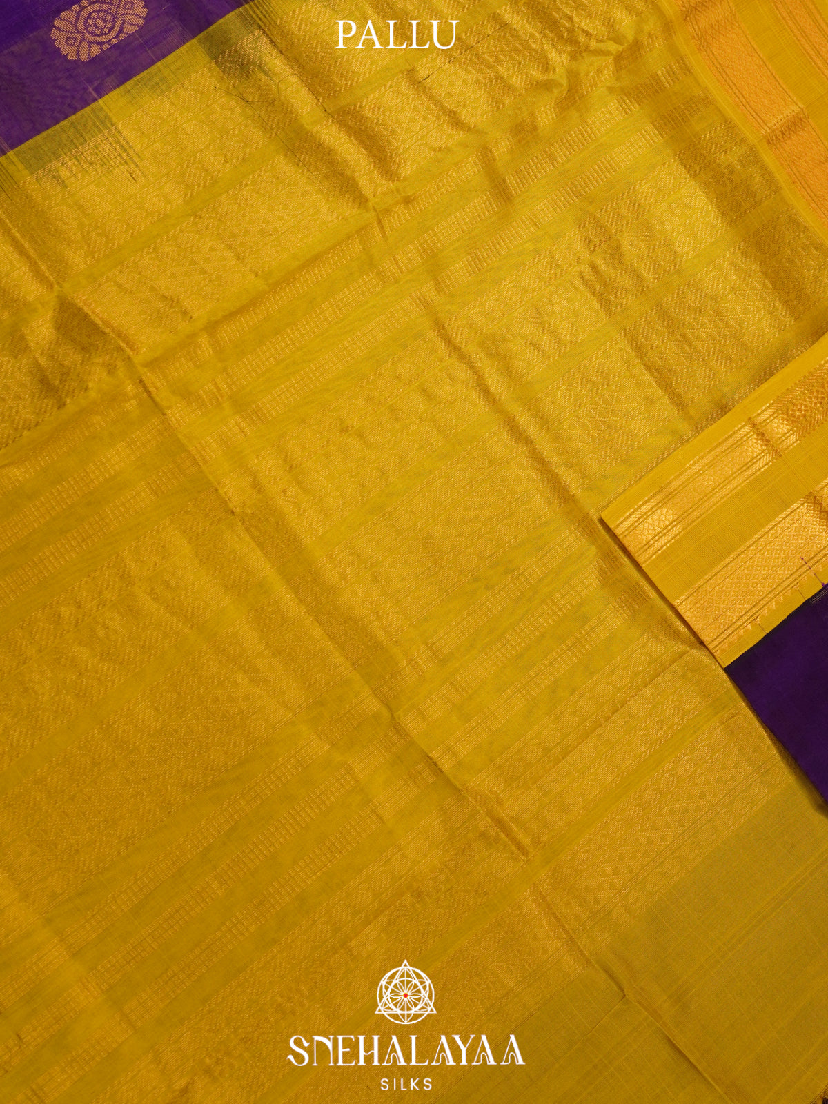 Violet Kanchi Silk Cotton Saree