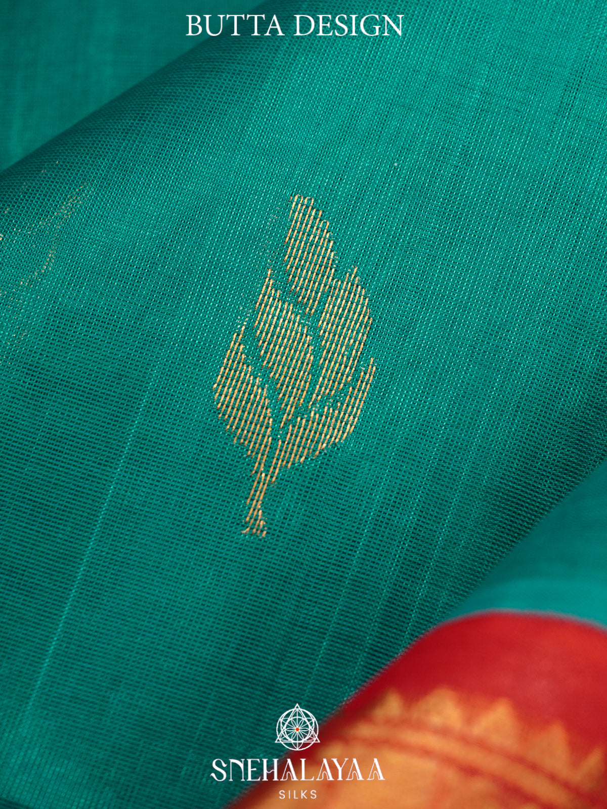 Teal Green Kanchi Silk Cotton Saree