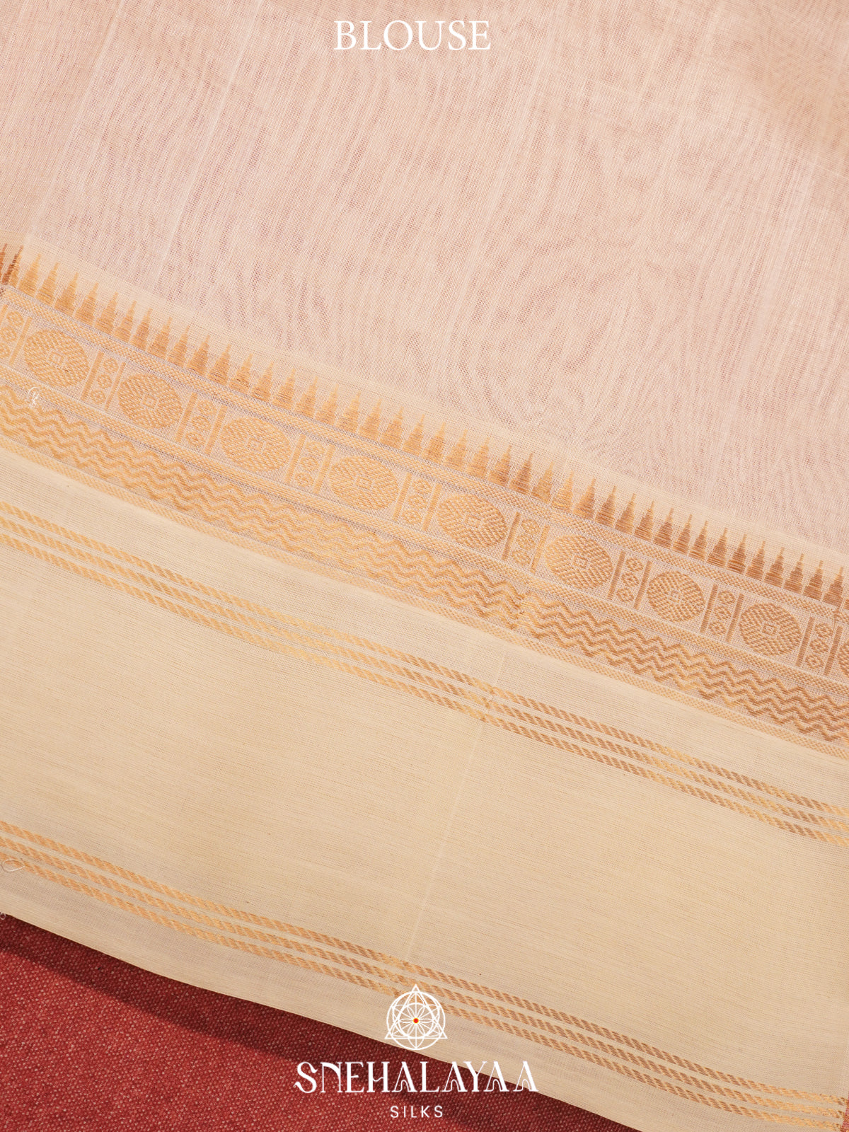 Red Kanchi Silk Cotton Saree