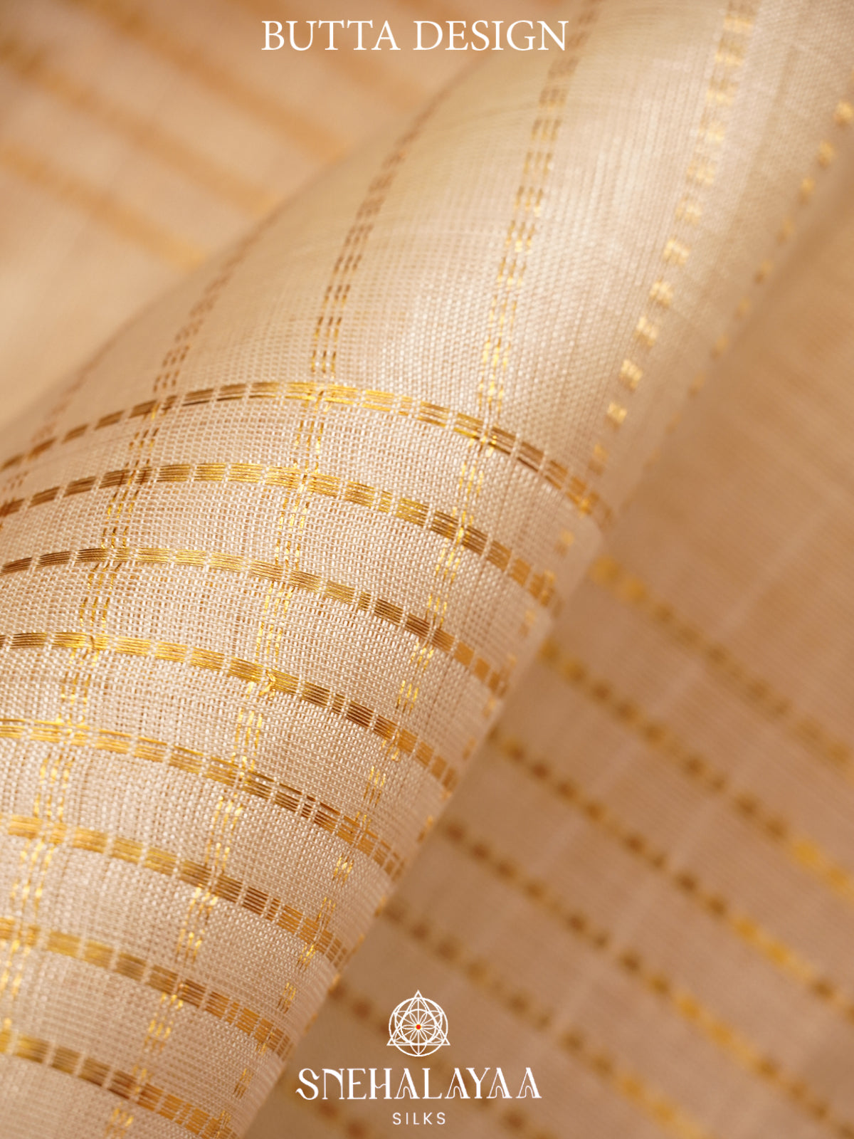 Cream Kanchi Silk Cotton Saree
