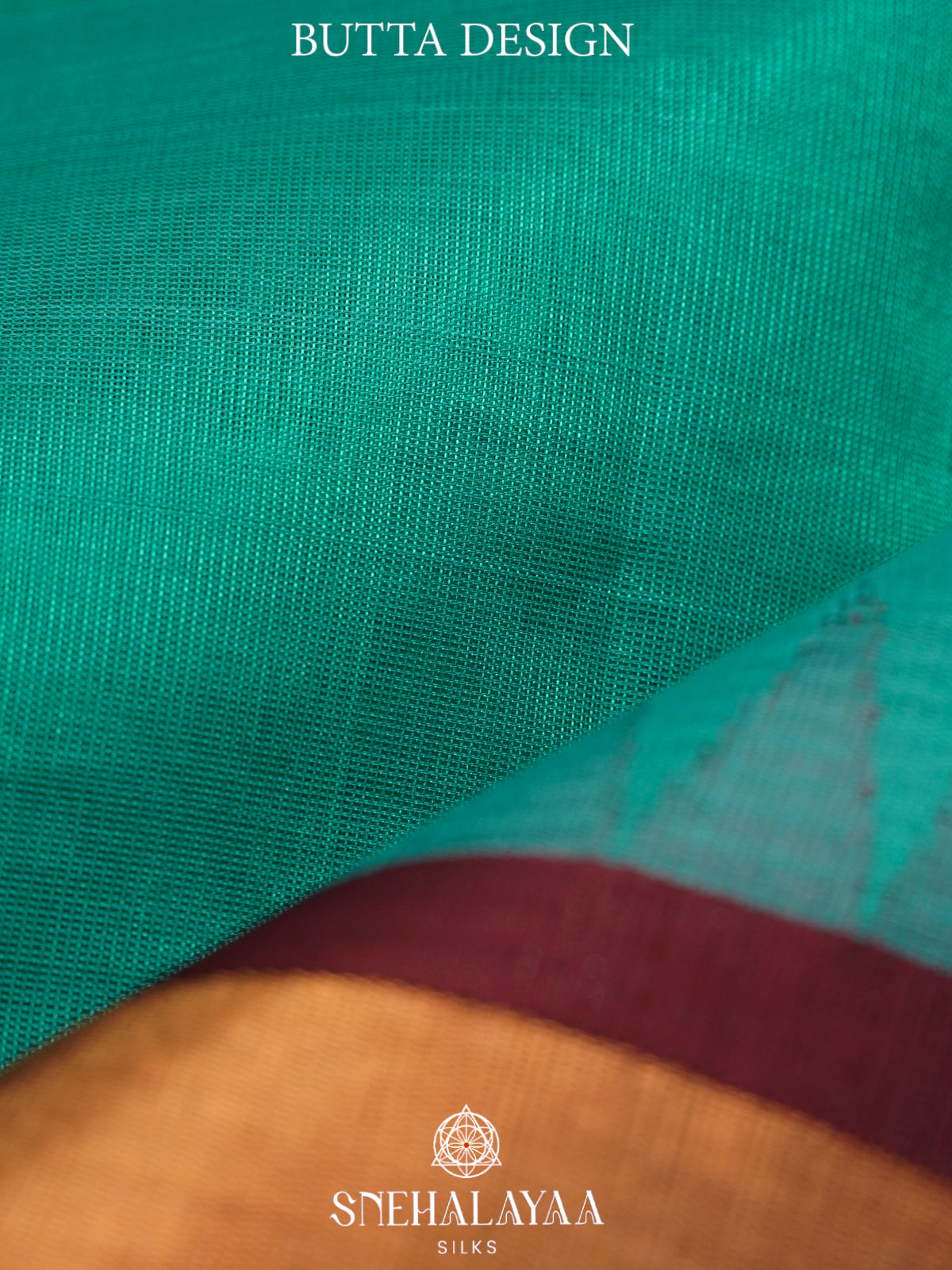 Teal Green Kanchi Silk Cotton Saree