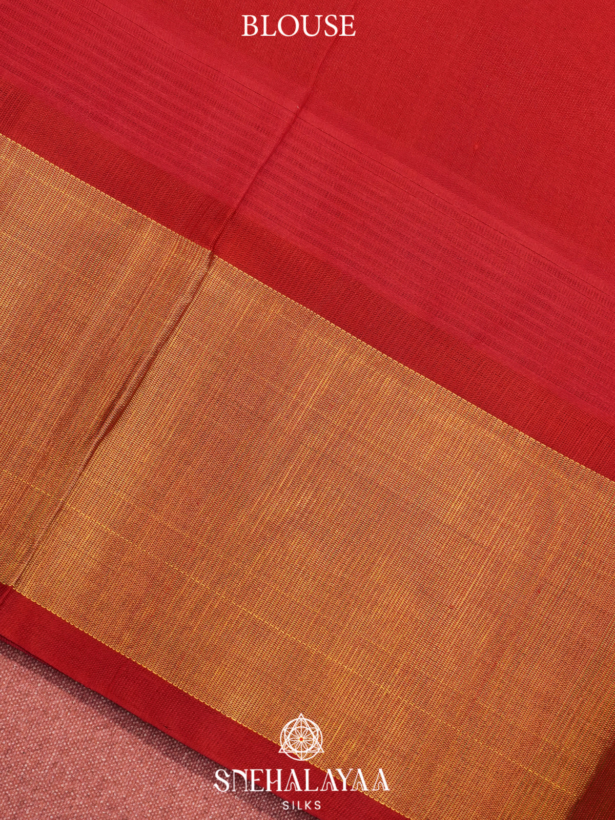 Peach Kanchi Silk Cotton Saree
