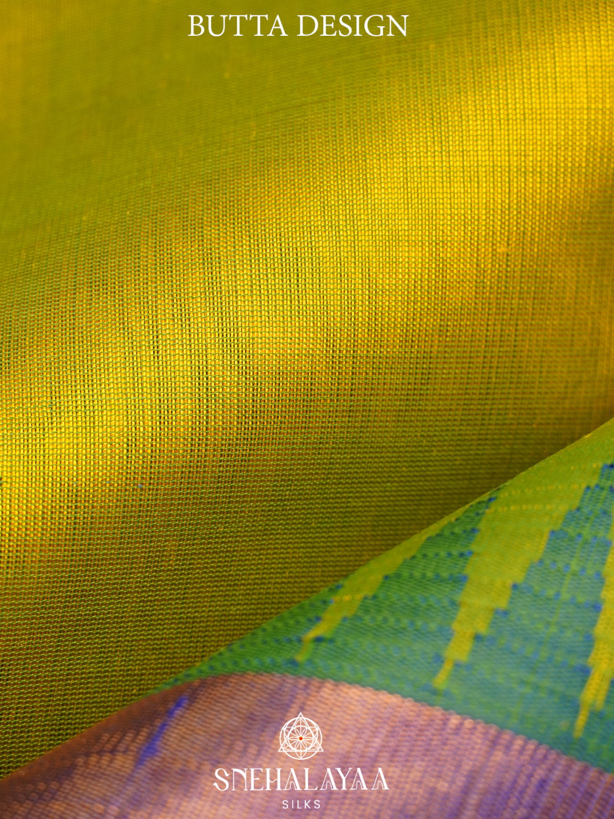 Lime Green Kanchi Silk Cotton Saree