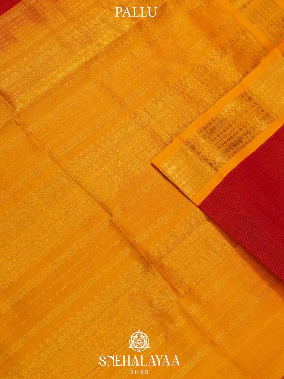 Red Kanchi Silk Cotton Saree