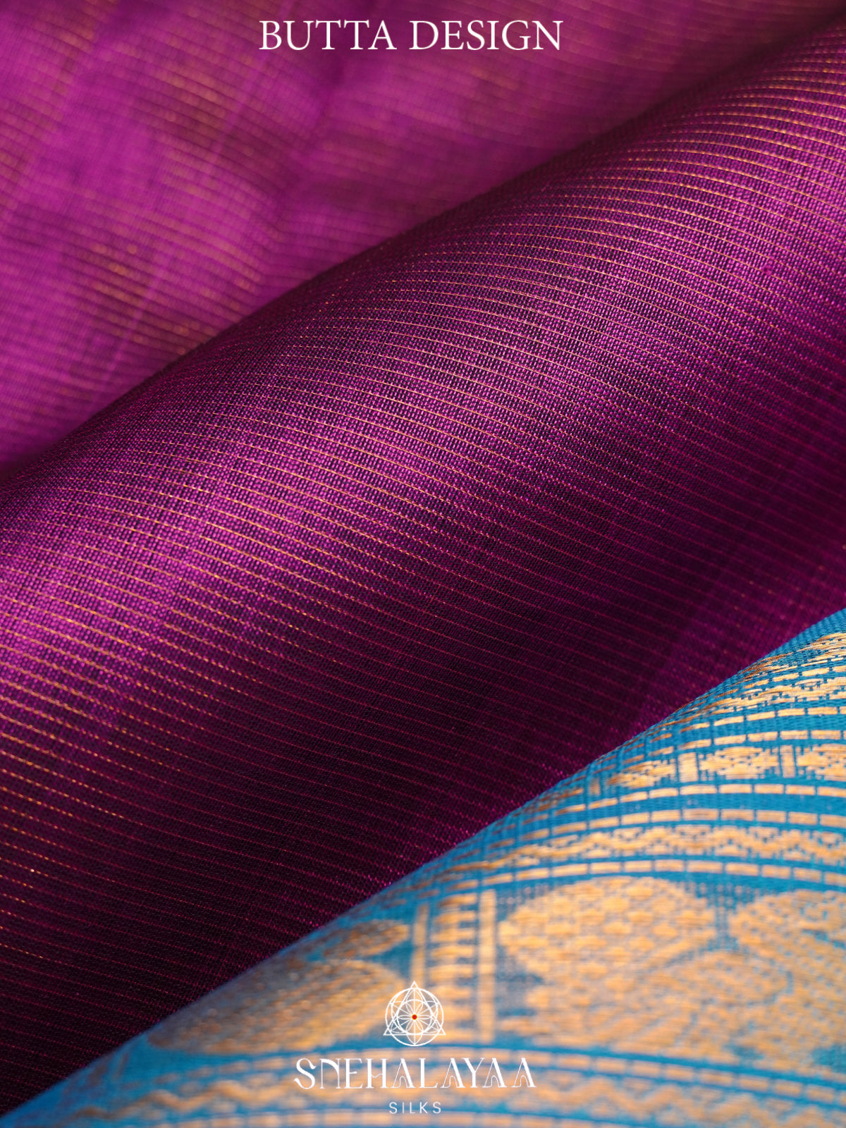 Magenta Kanchi Silk Cotton Saree