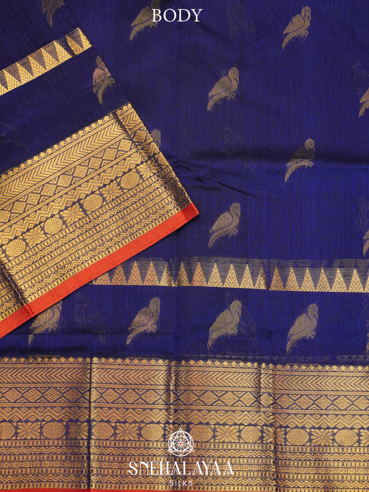 Purple Kanchi Silk Cotton Saree