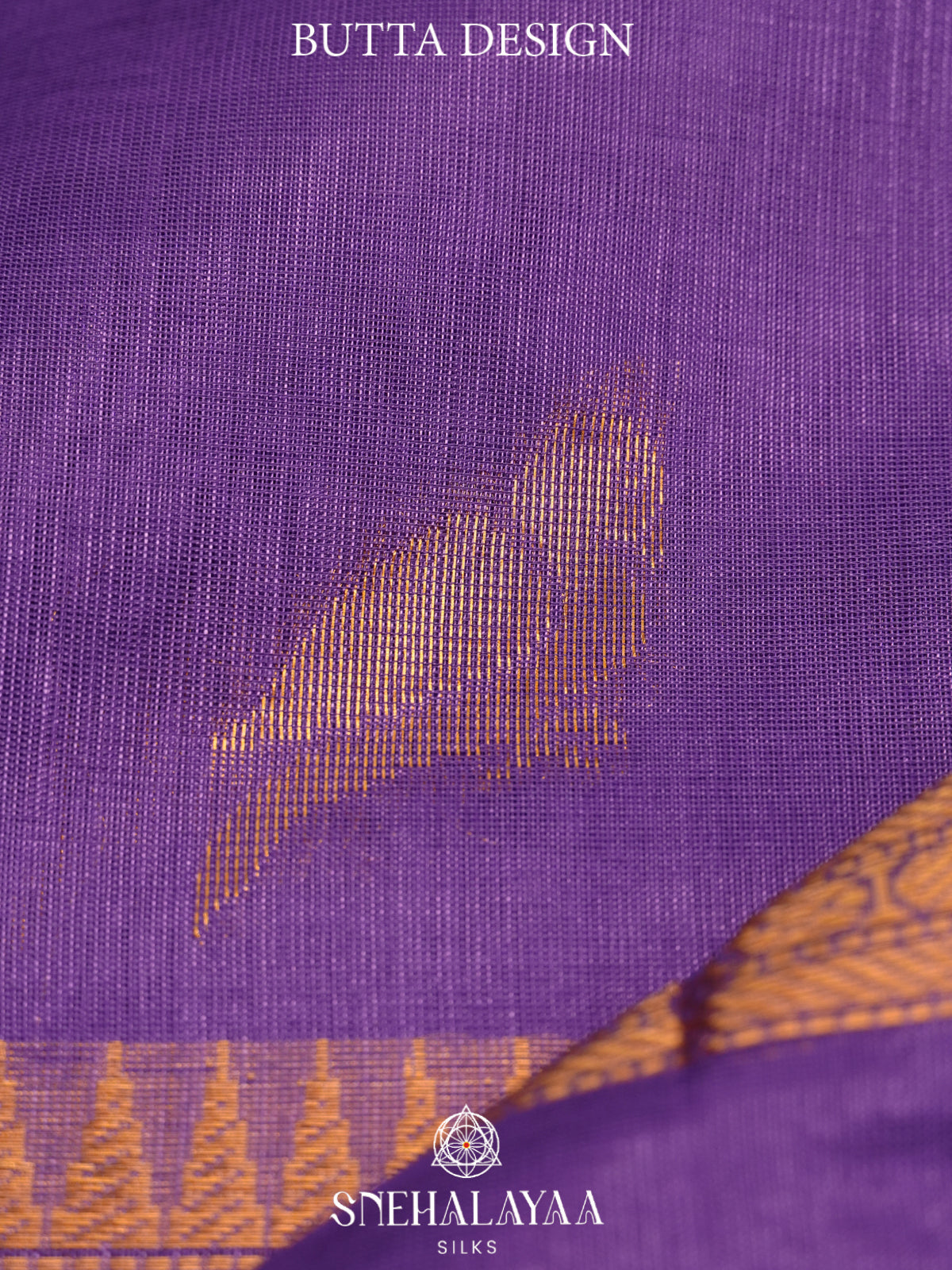 Lilac Kanchi Silk Cotton Saree