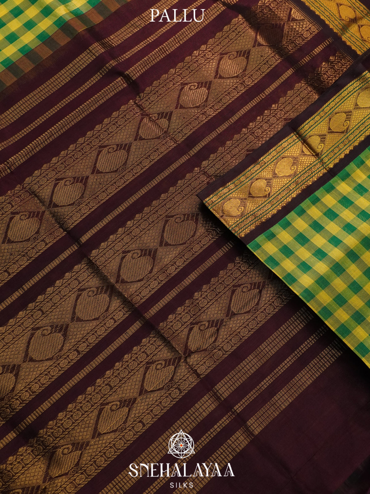 Green Kanchi Silk Cotton Saree