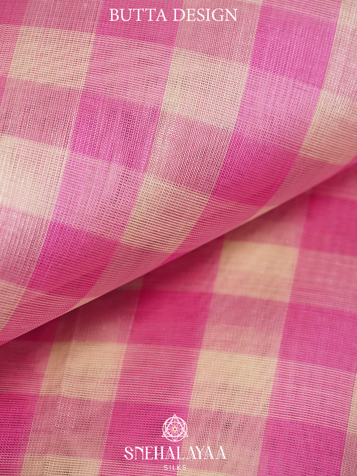 Pink  Kanchi Silk Cotton Saree