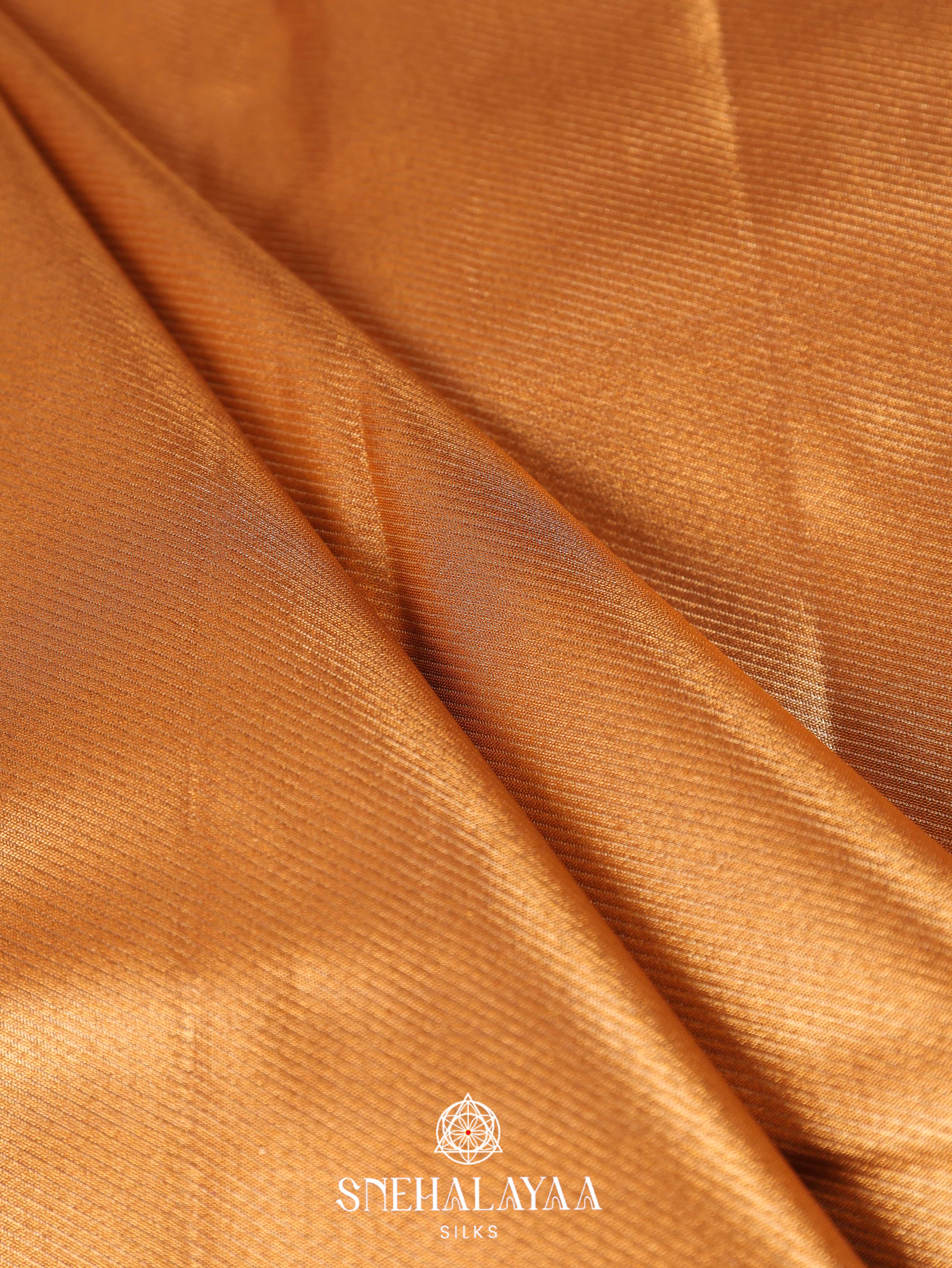 Golden Art Silk Saree
