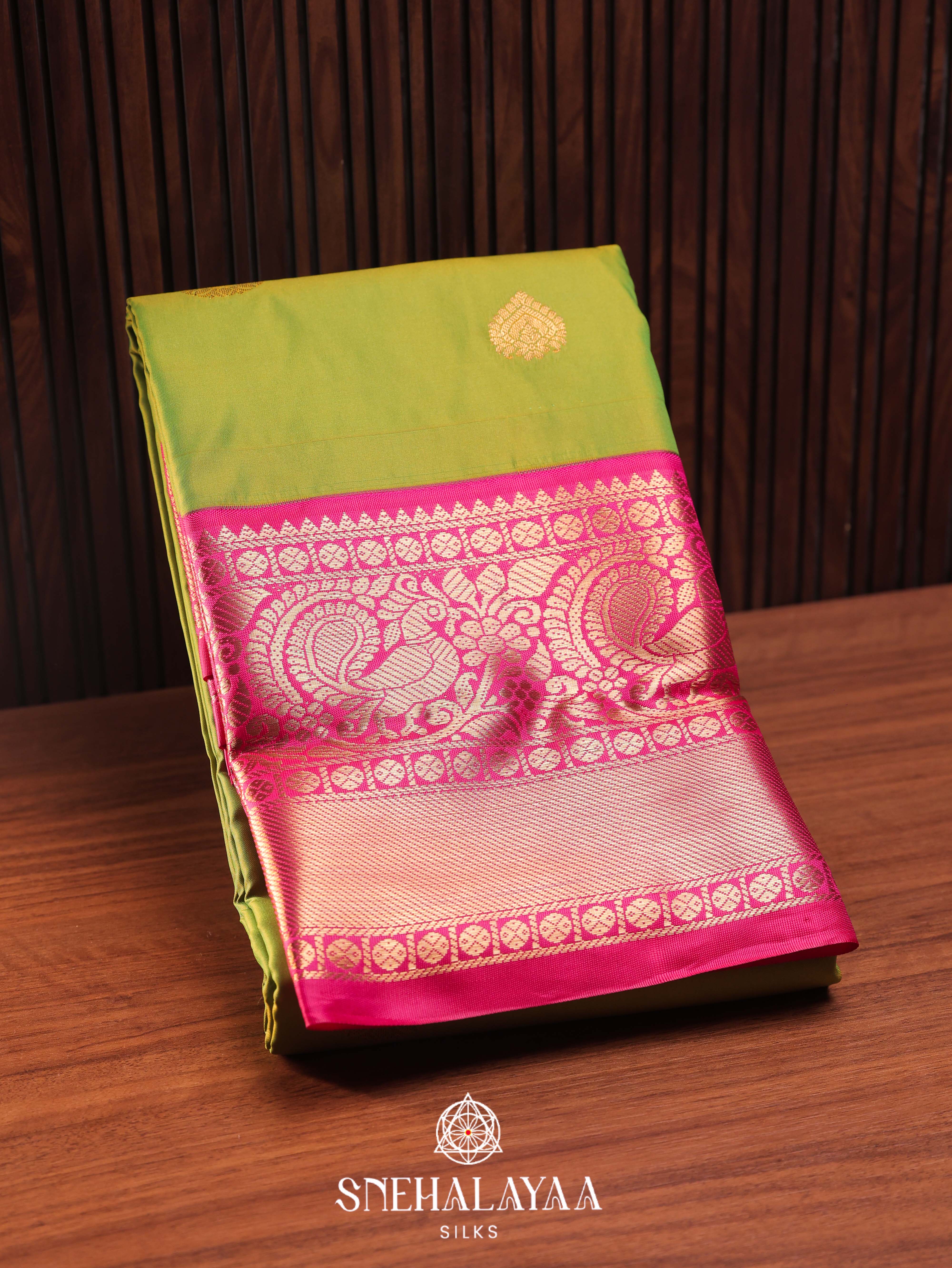 Green Art Silk Saree