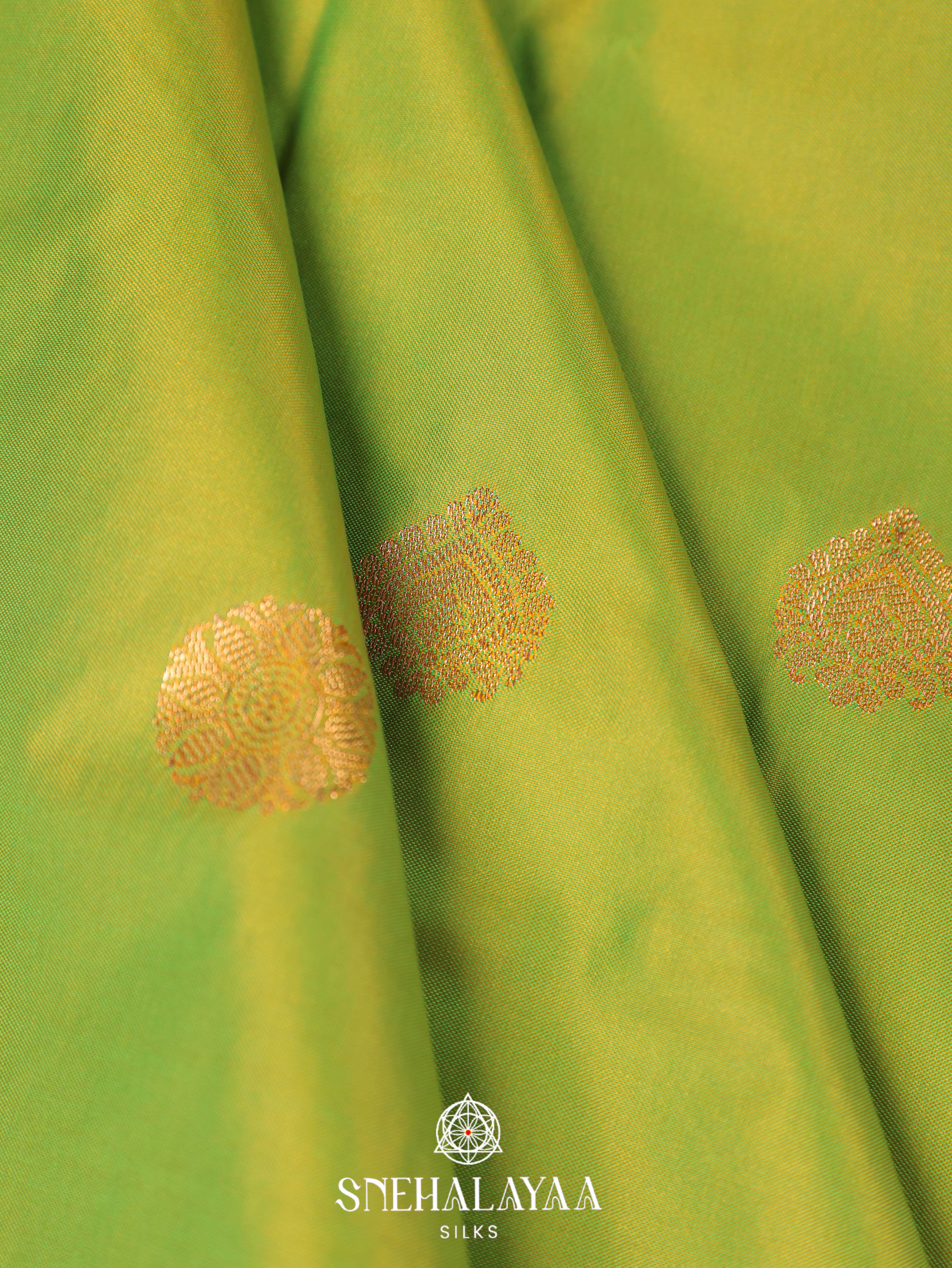 Green Art Silk Saree