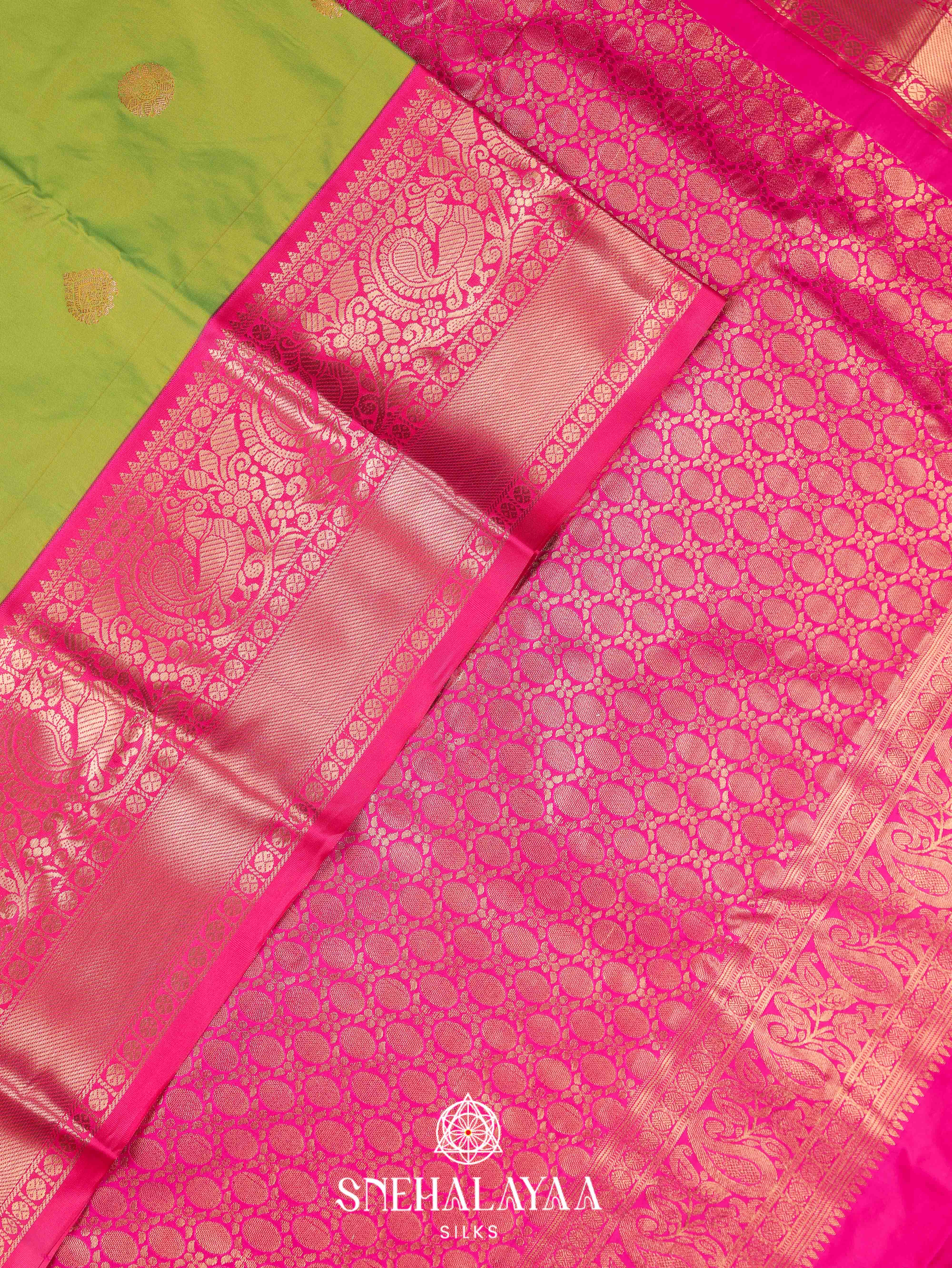 Green Art Silk Saree
