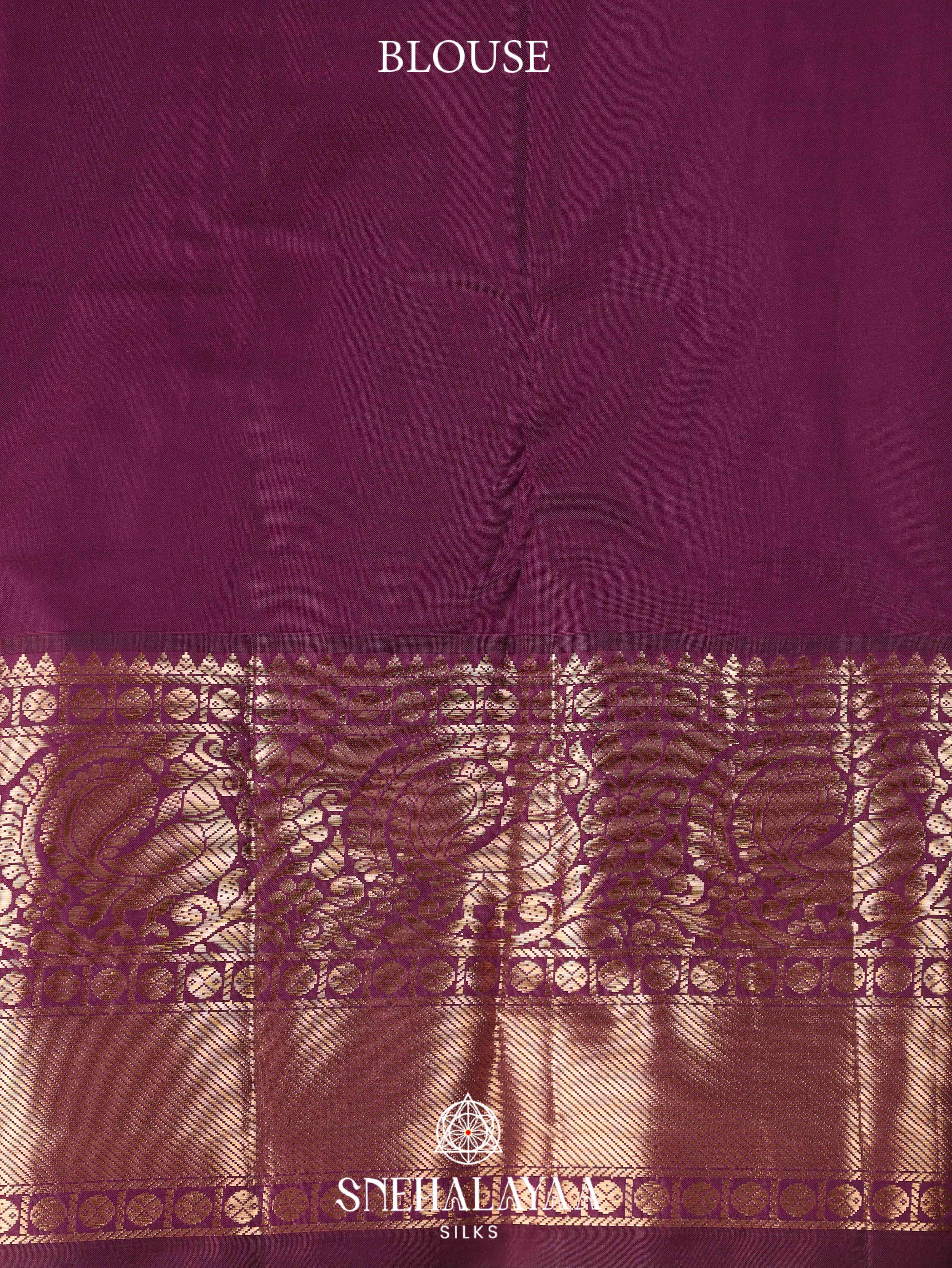 Coral Pink Art Silk Saree
