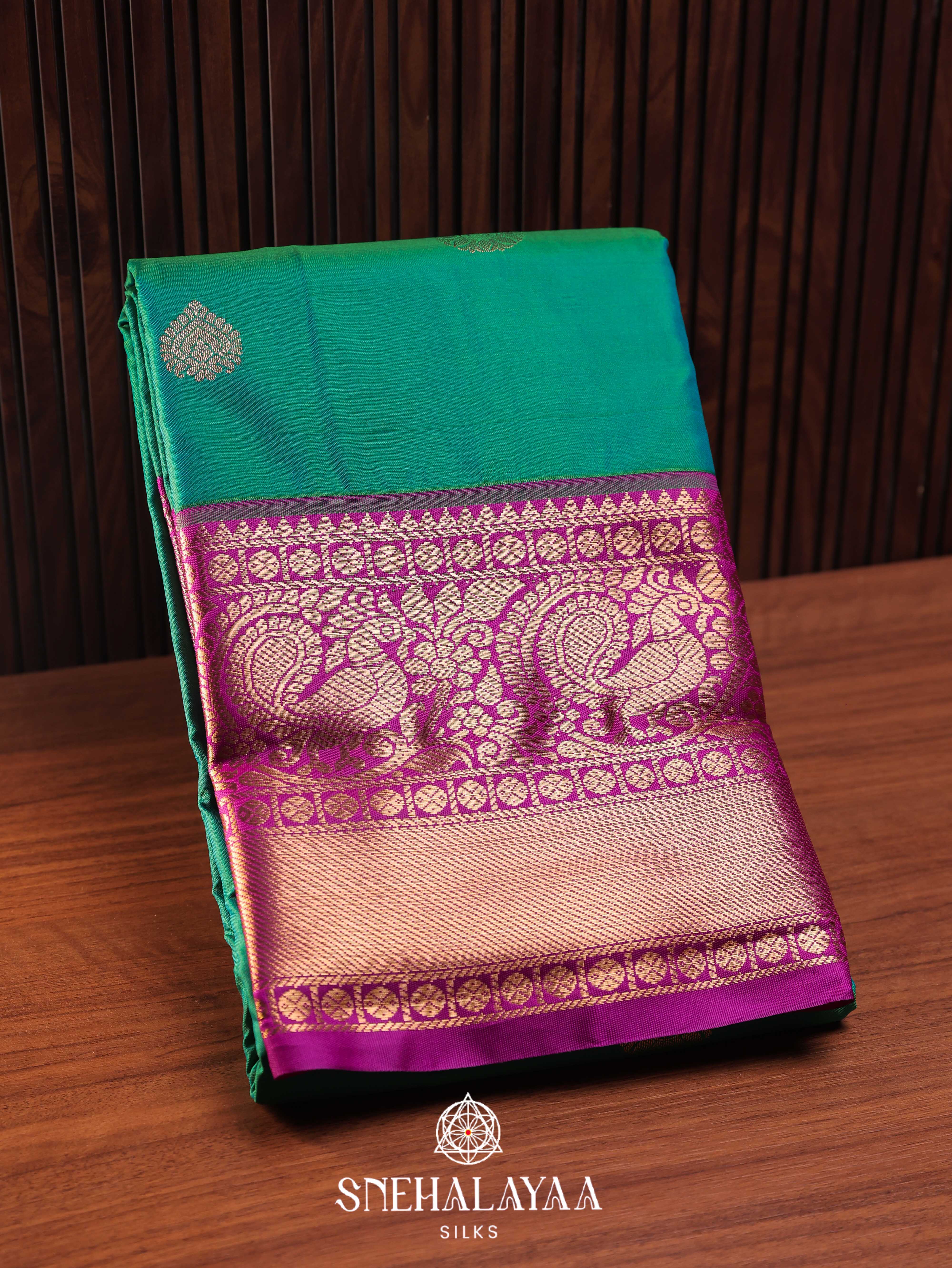 Green Art Silk Saree