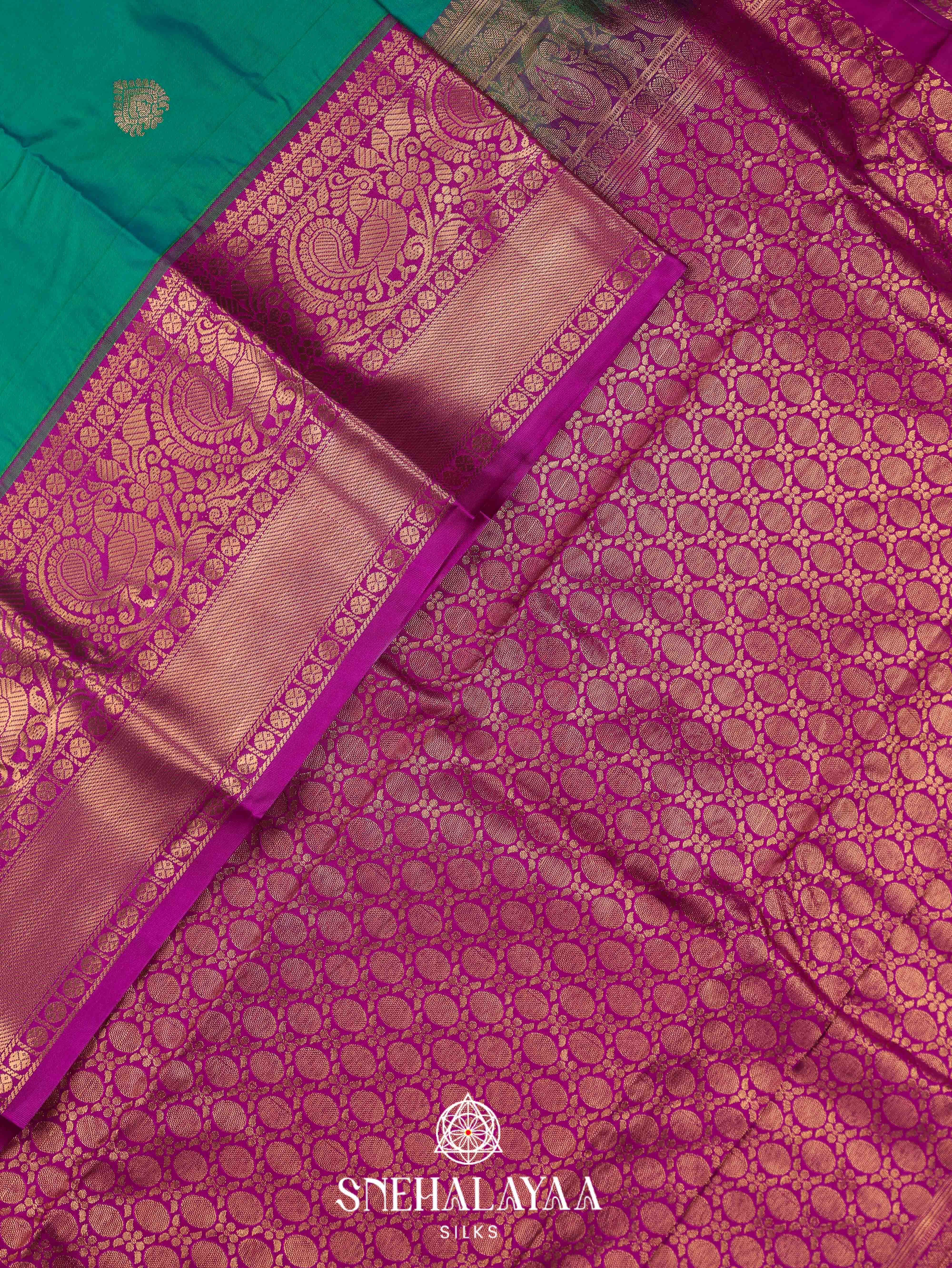 Green Art Silk Saree