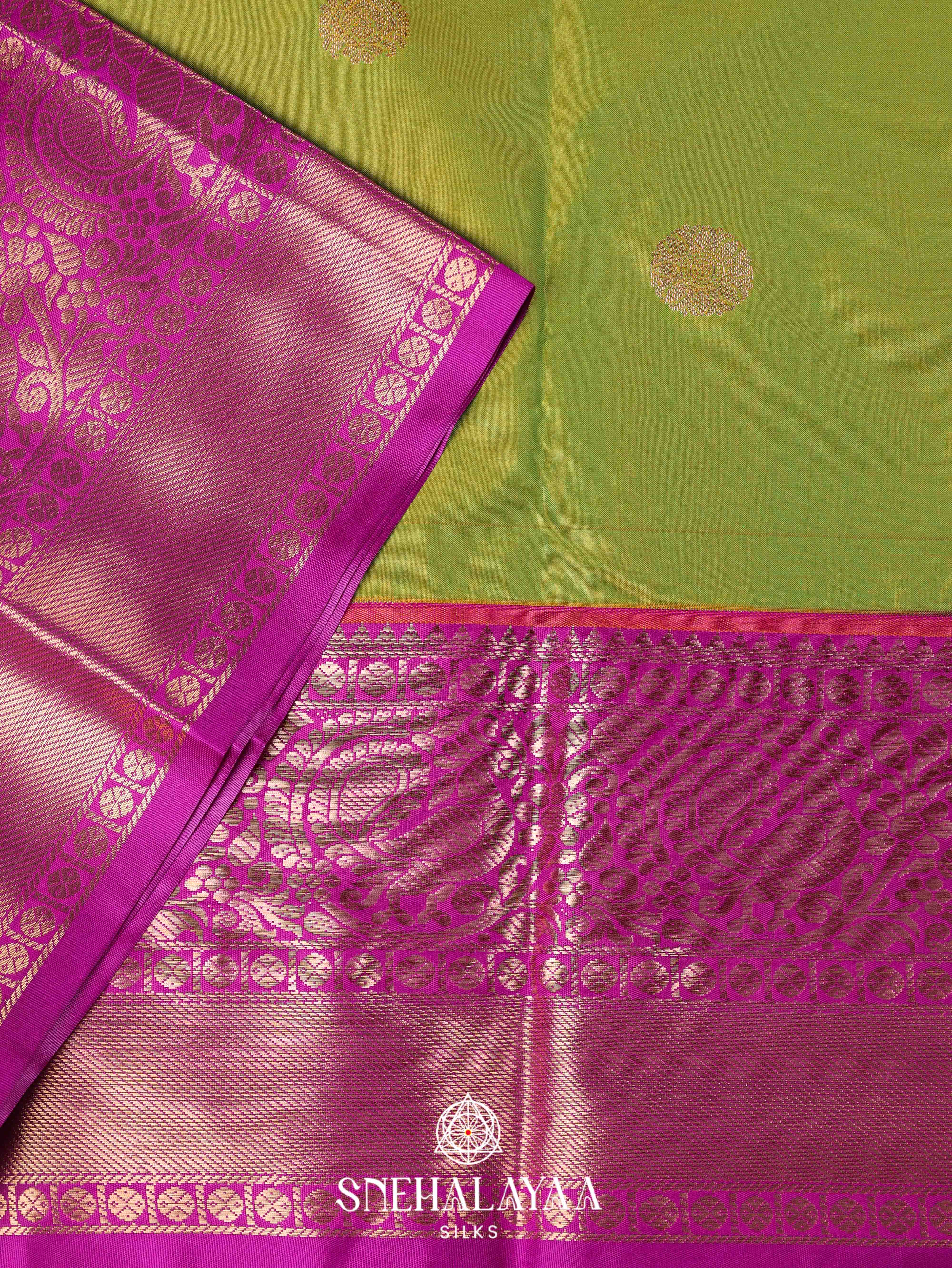 Green Art Silk Saree