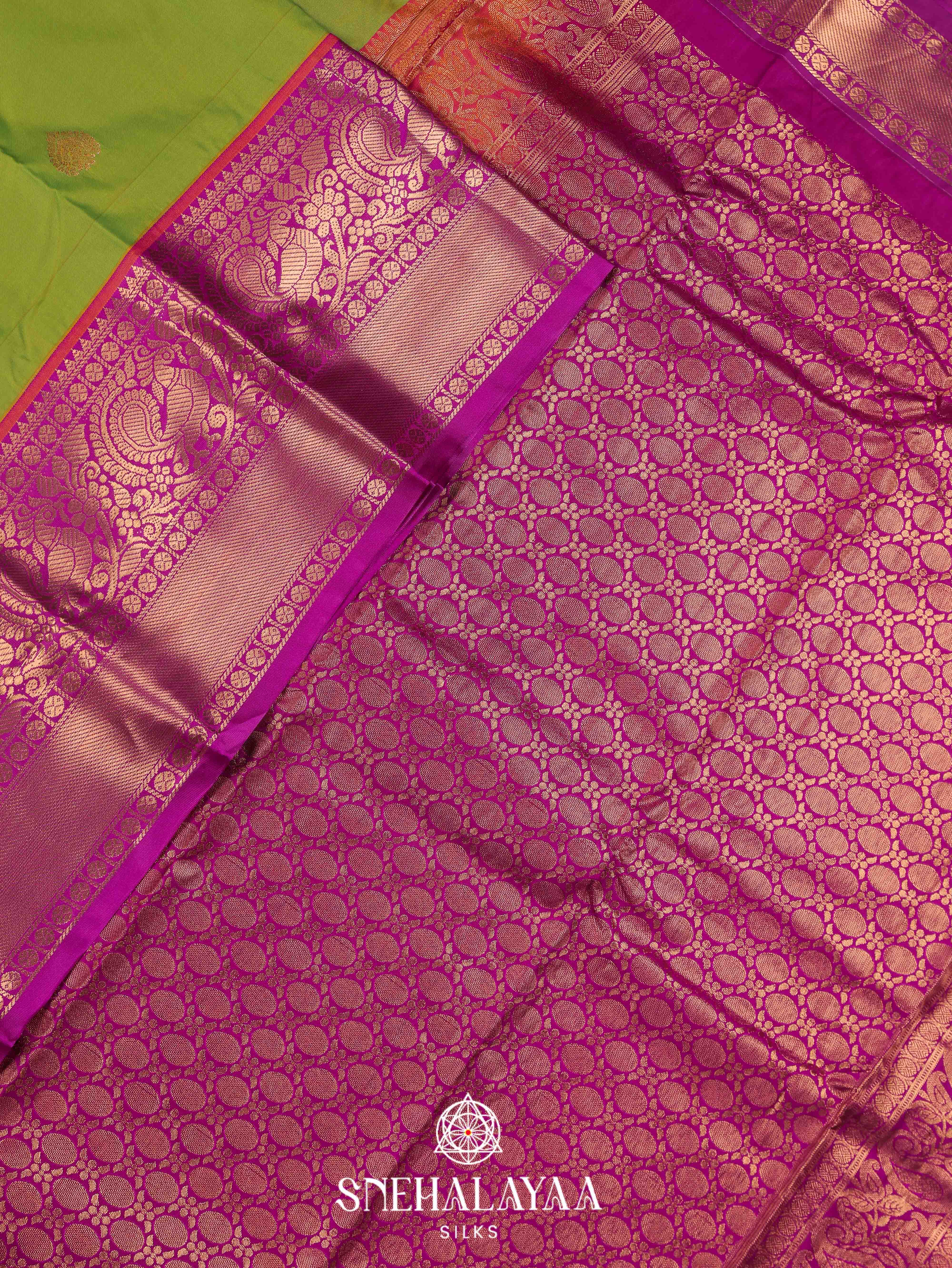 Green Art Silk Saree