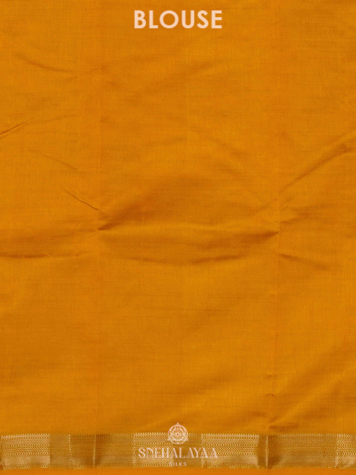 Mango Yellow Raw Silk Saree