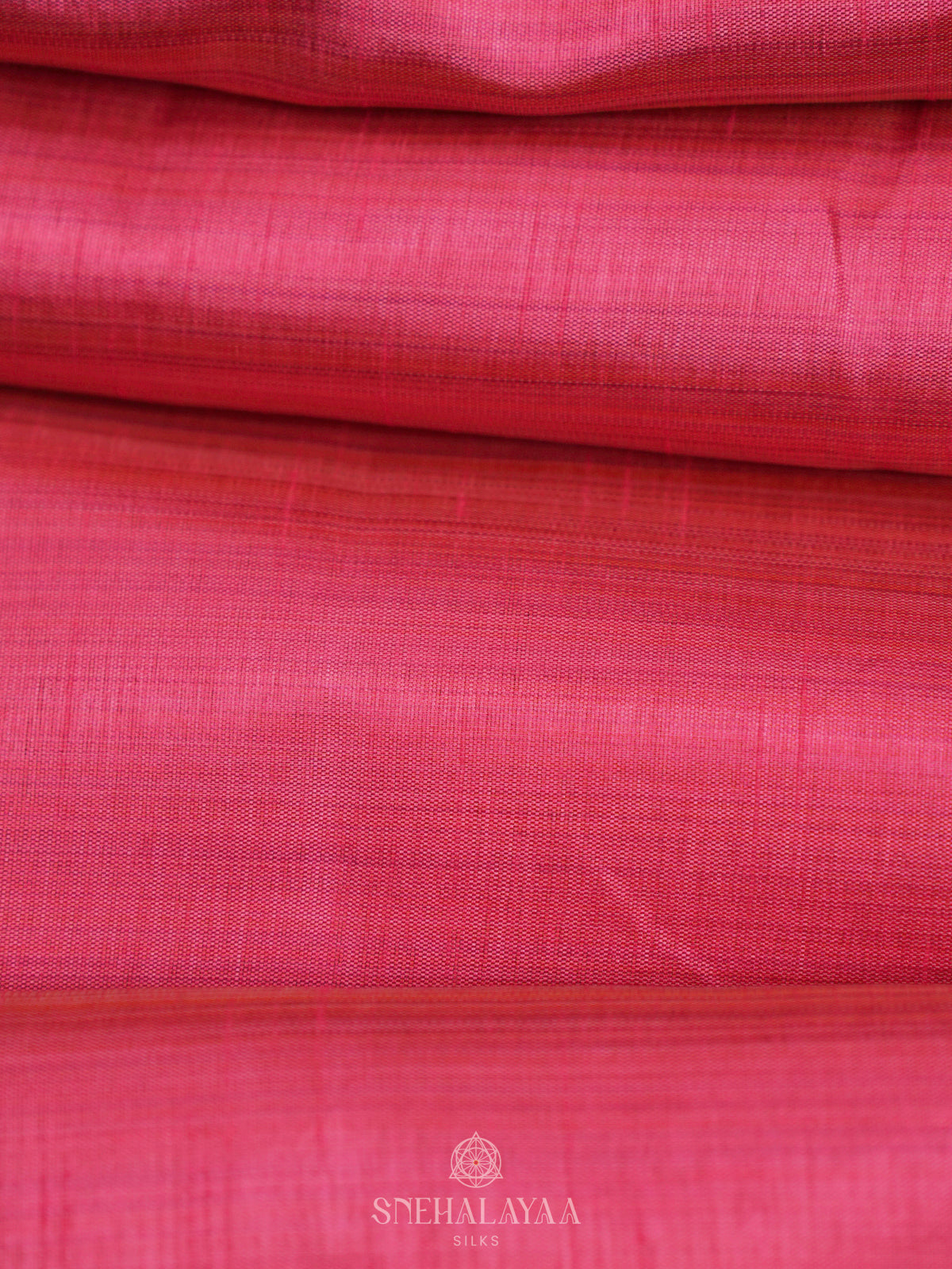 Pink Raw Silk Saree
