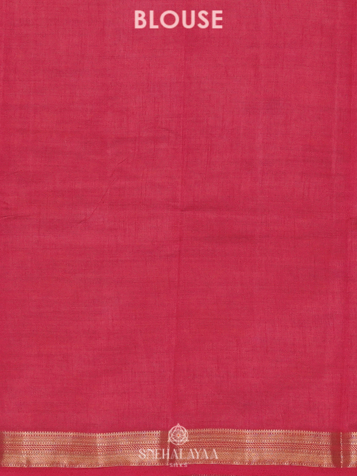 Pink Raw Silk Saree