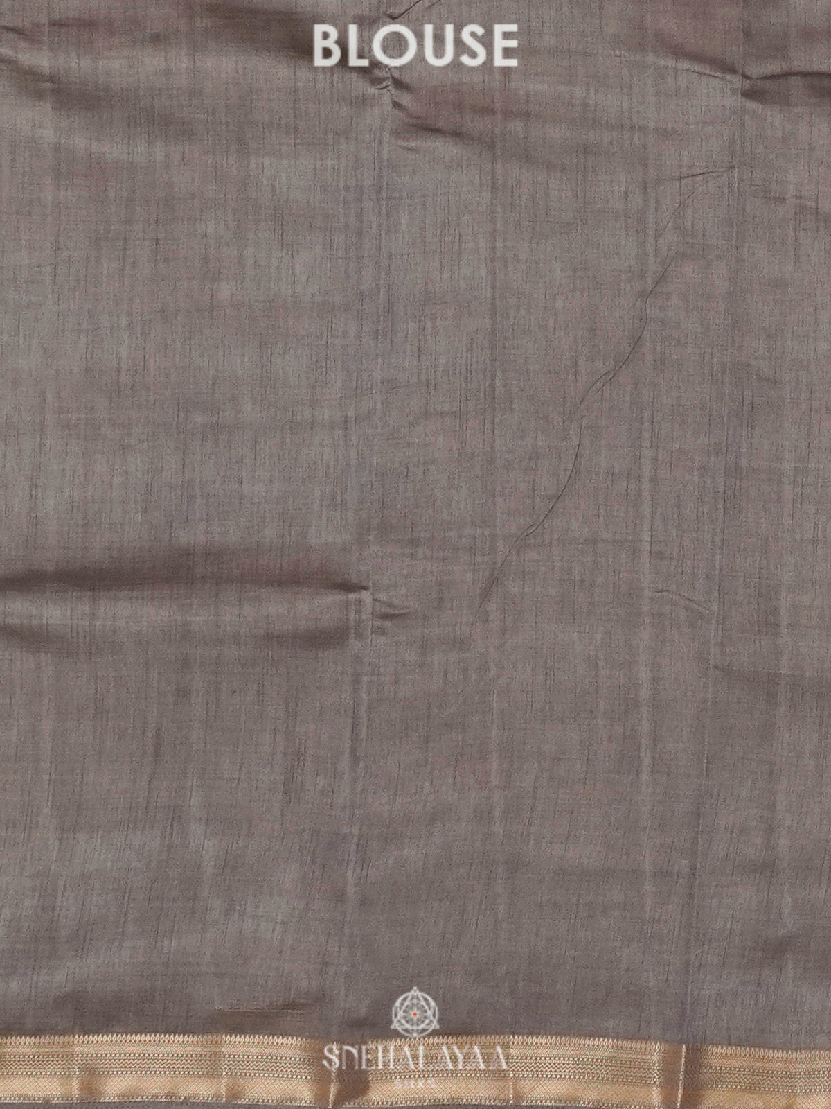 Grey Raw Silk Saree