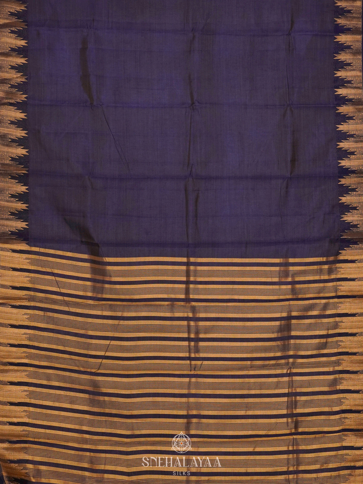 Purple Raw Silk Saree